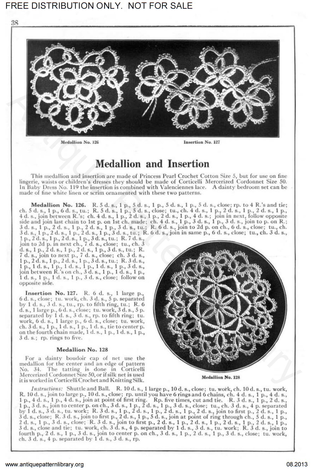 6-TA007 Corticelli Lessons in Tatting