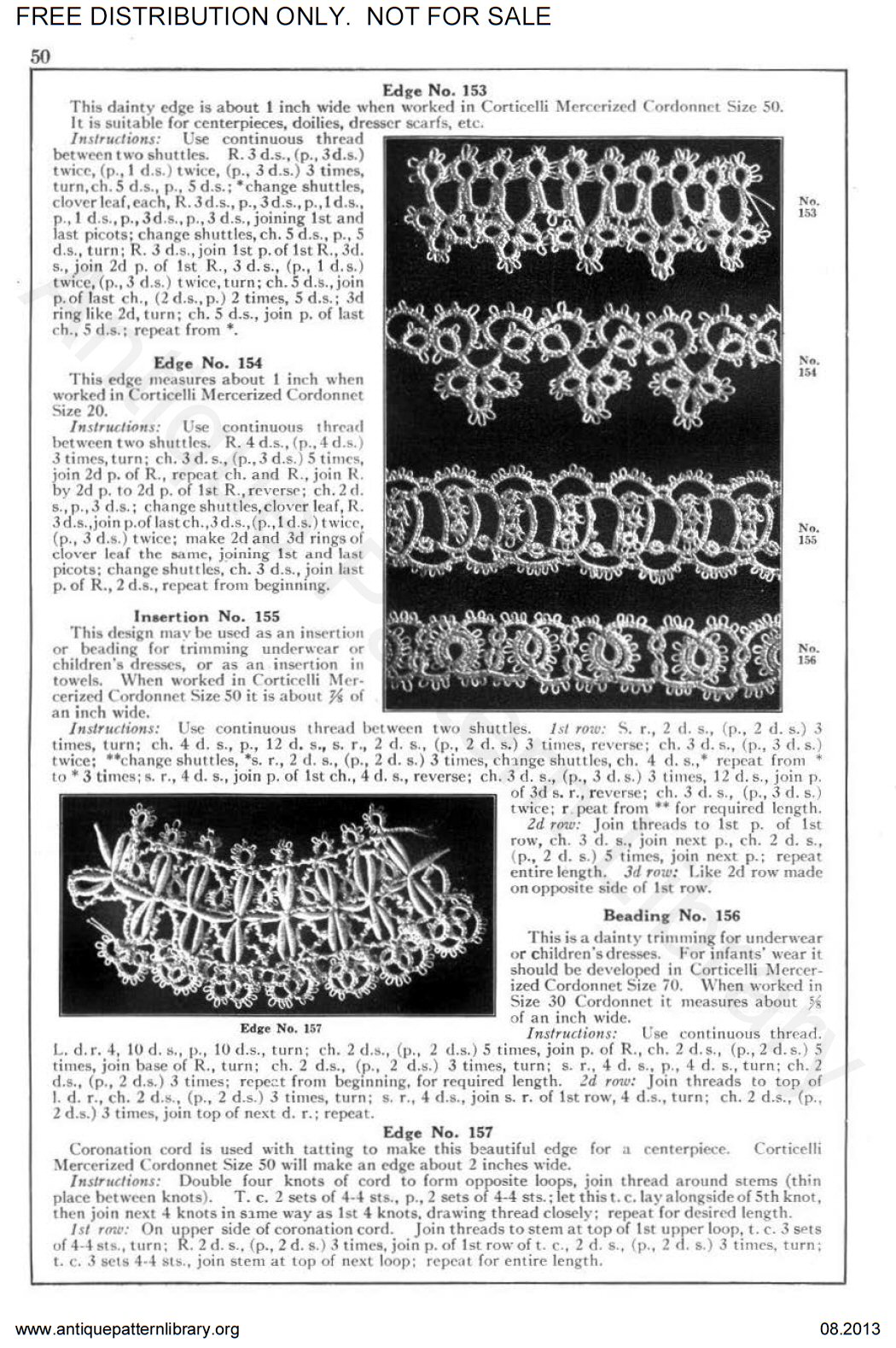 6-TA007 Corticelli Lessons in Tatting