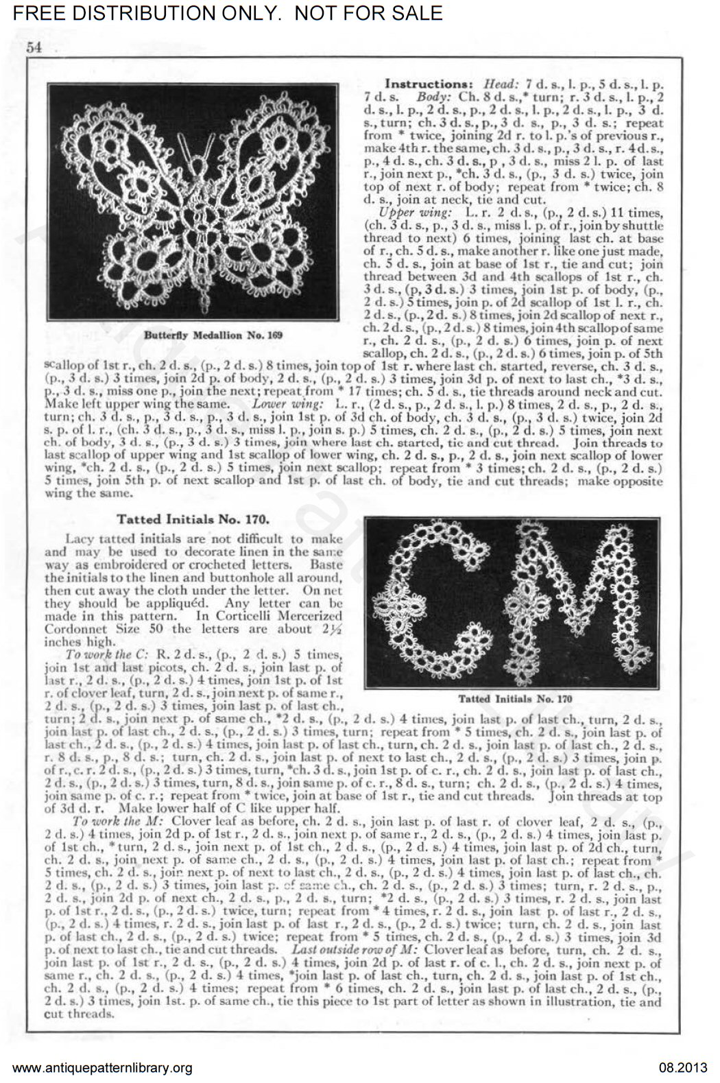 6-TA007 Corticelli Lessons in Tatting