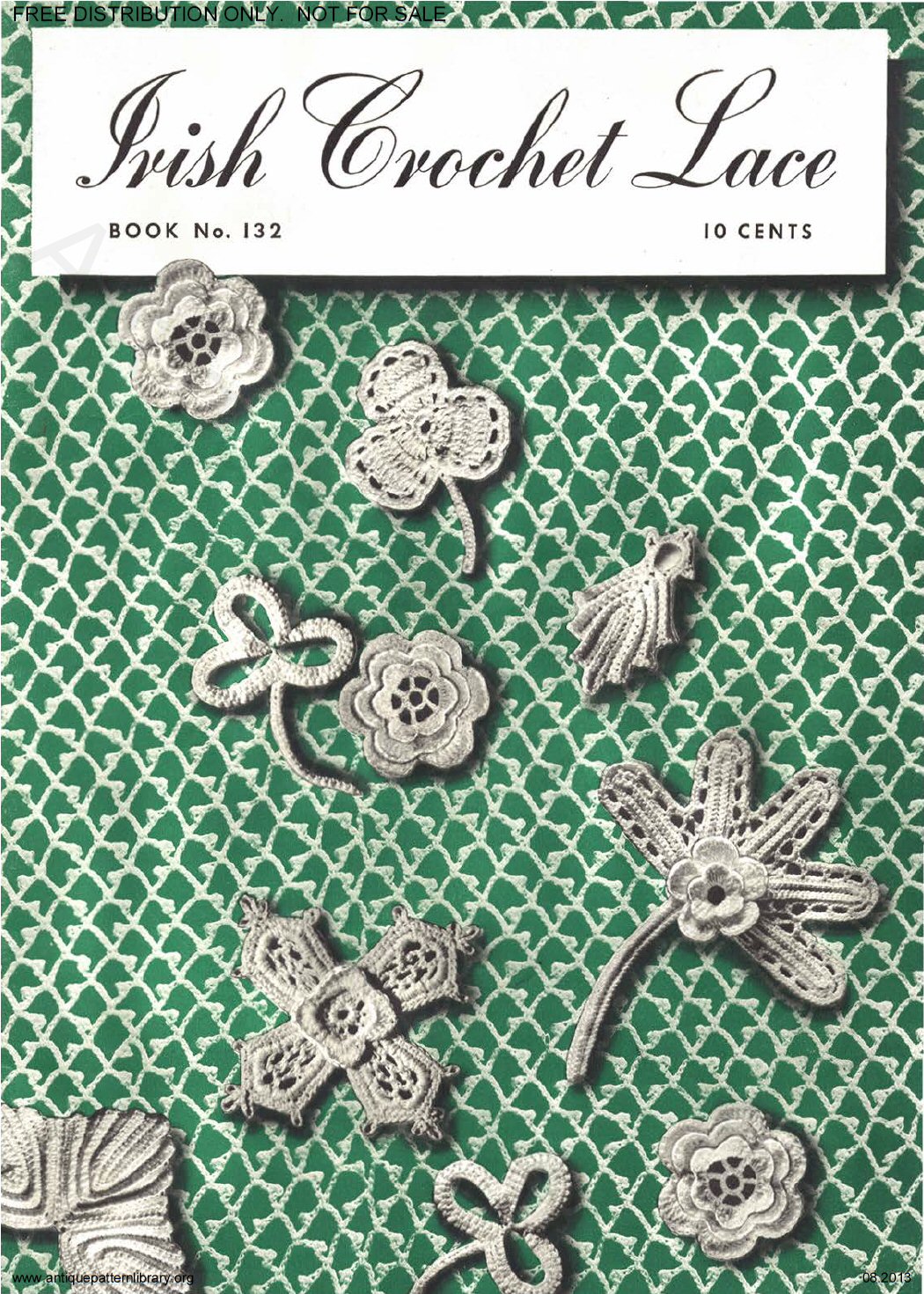 6-TA008 Irish Crochet Lace Book No. 132