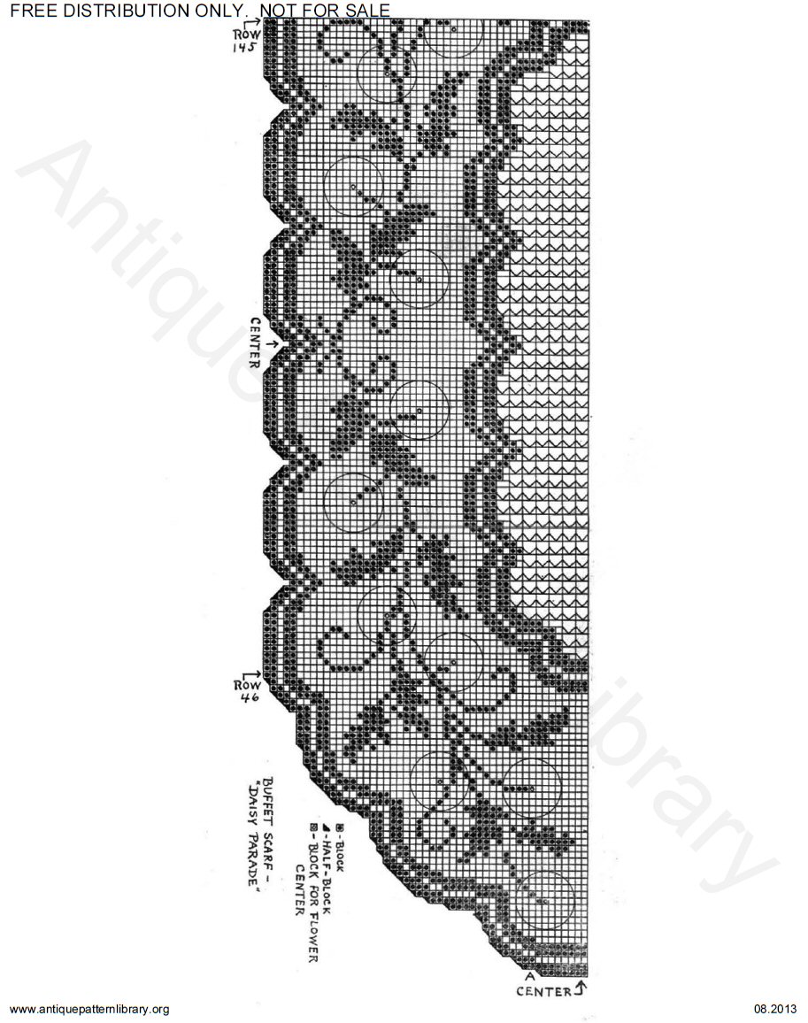 6-TA013 Lily 82 Embossed Crochet