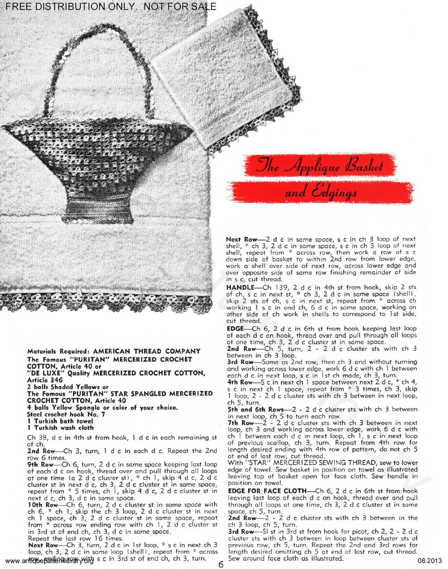 6-TA017 Star Book 121 Crochet Suggestions for Fairs and Bazaars