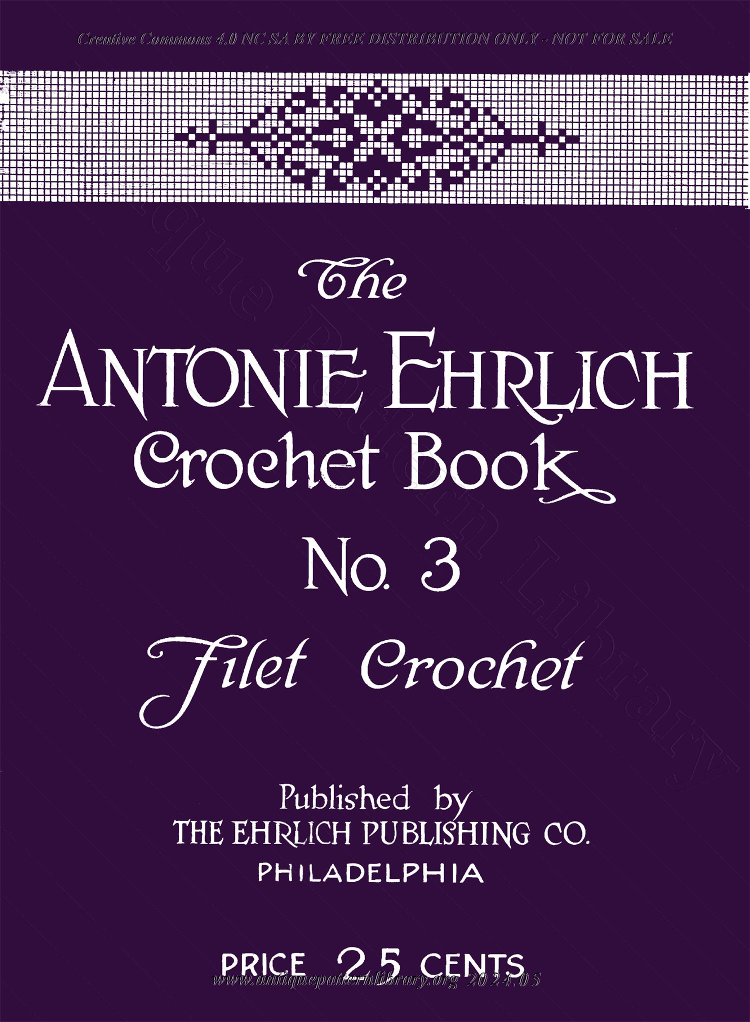 A-DC021 The Antonie Ehrlich Crochet Book No. 3: