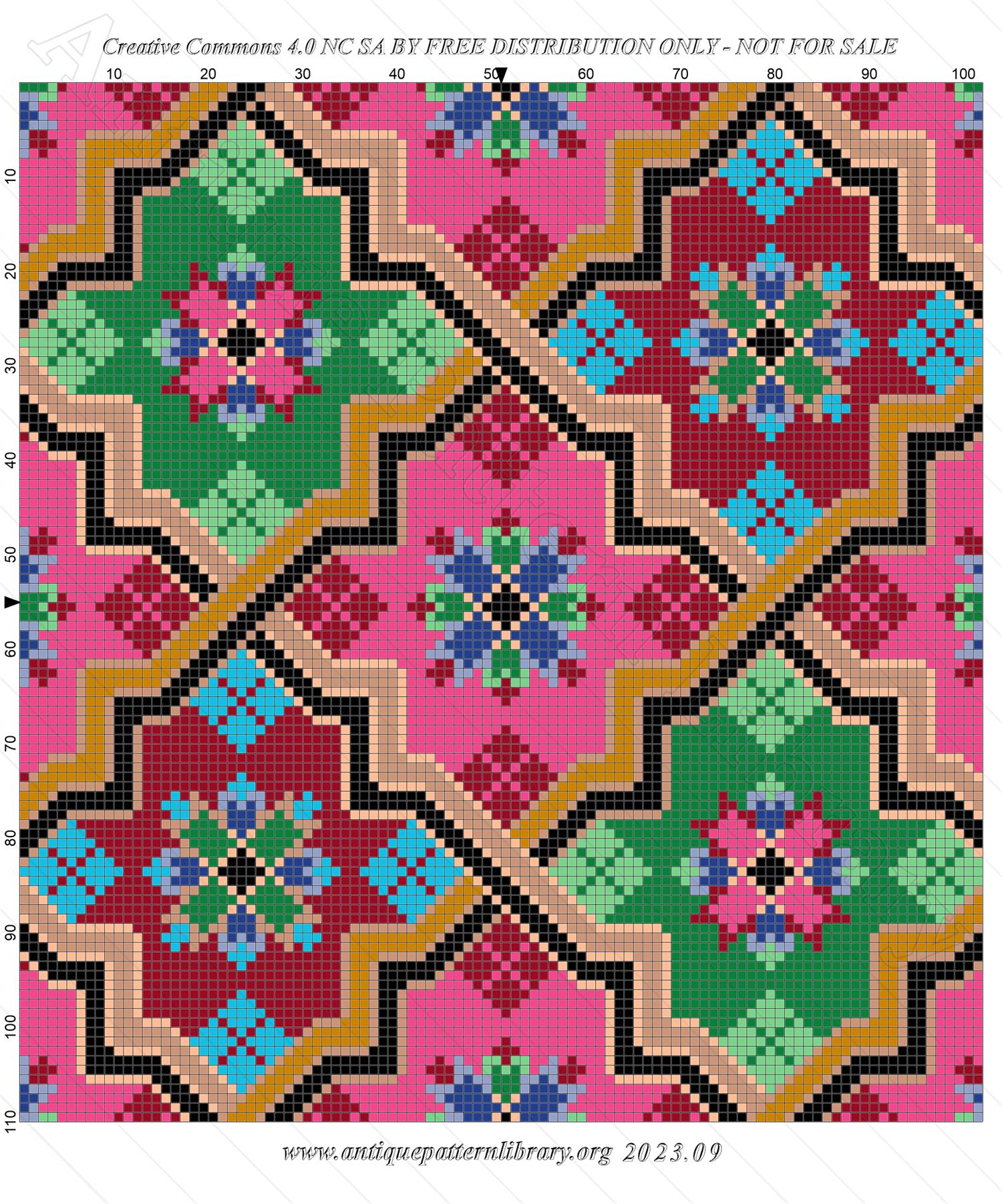 A-MH008 Repeating abstract pattern