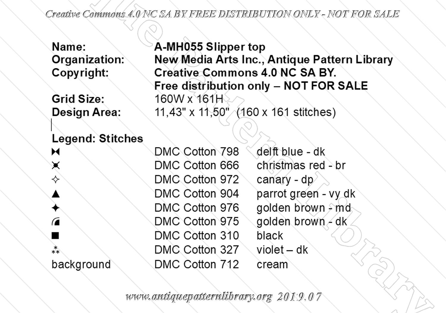 A-MH055 Modes Vraies, edge design and slipper top