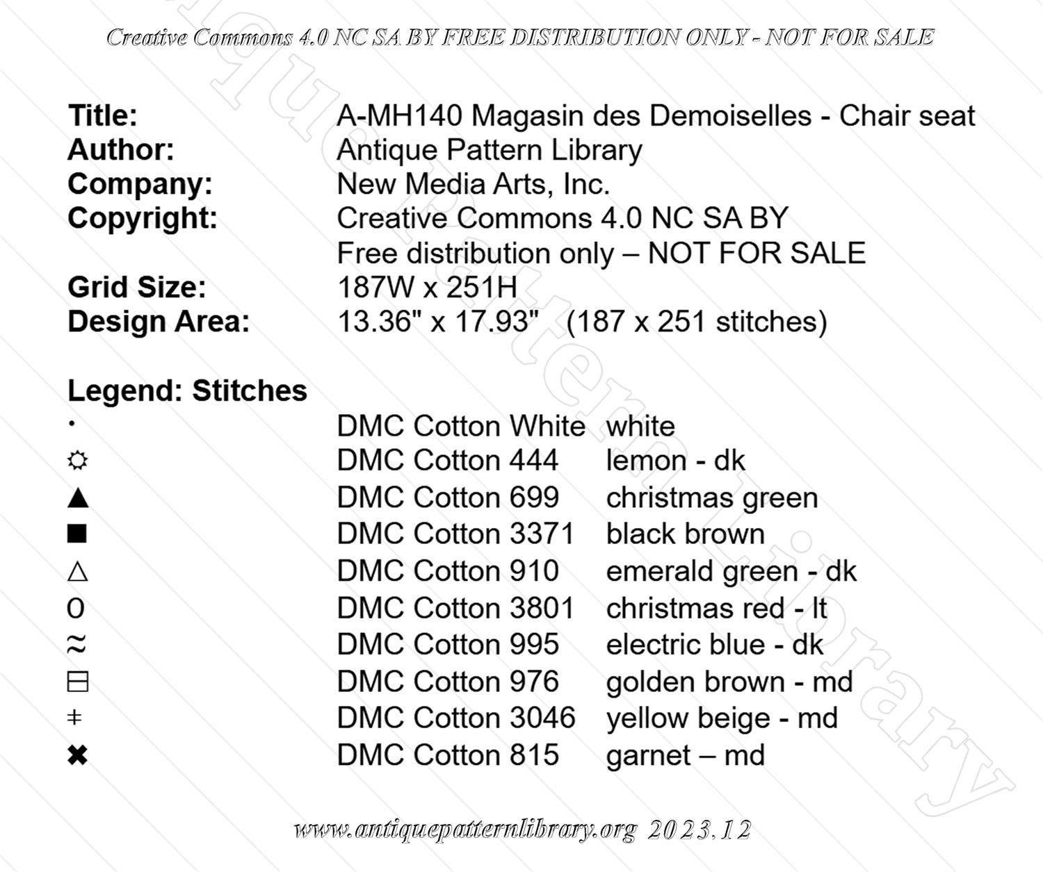 A-MH140 Chair seat