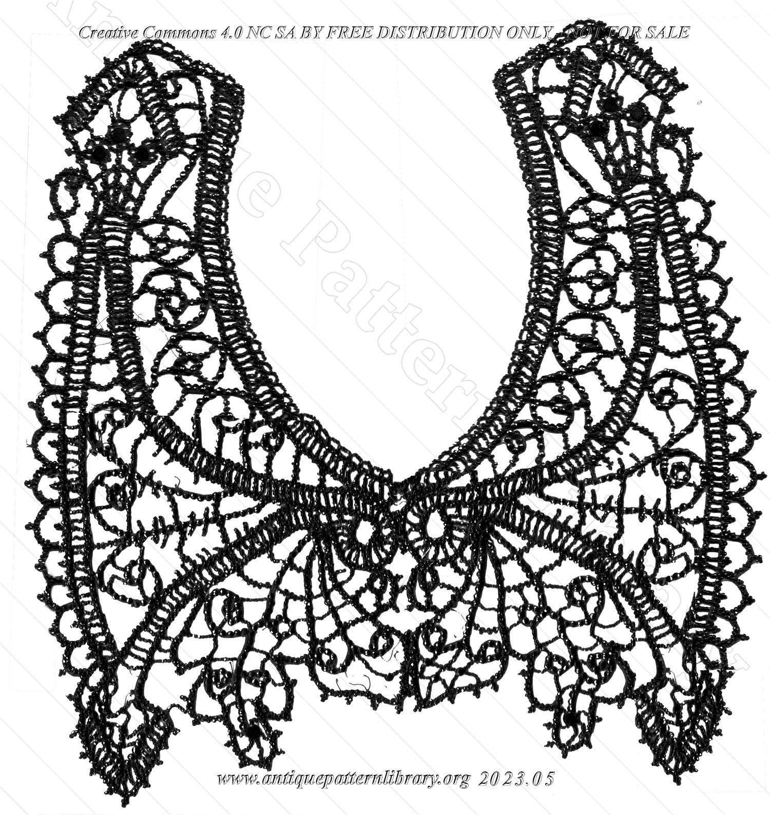 A-YS002 Two beaded bodice decorations