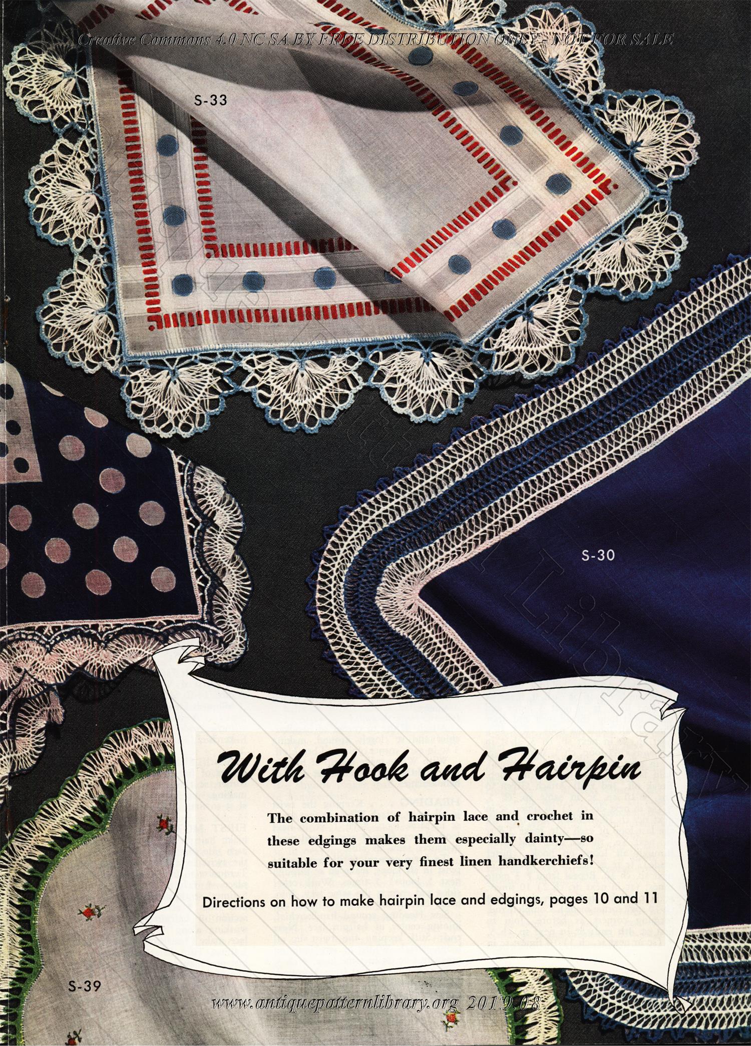 B-JA070 Edgings for Handkerchiefs, Book No. 271