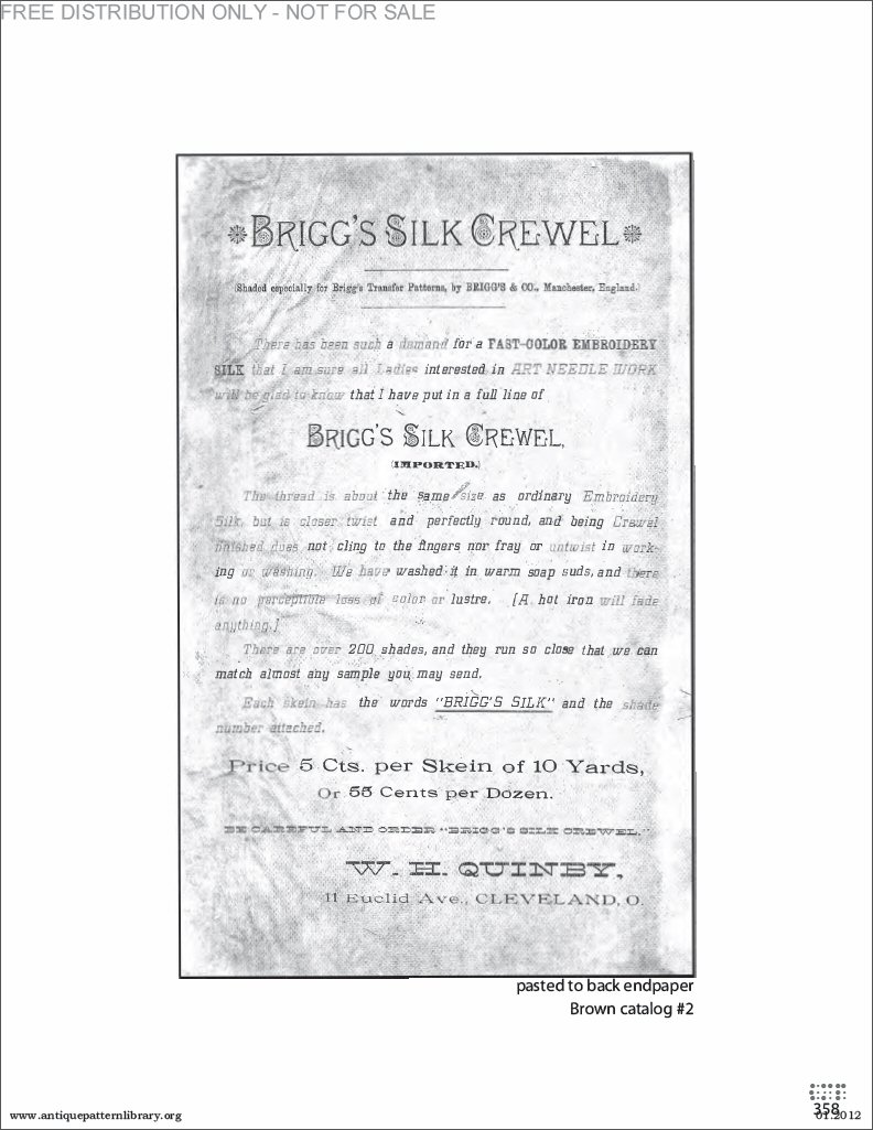 B-LP001 Briggs & Co.s Patent Transferring Papers