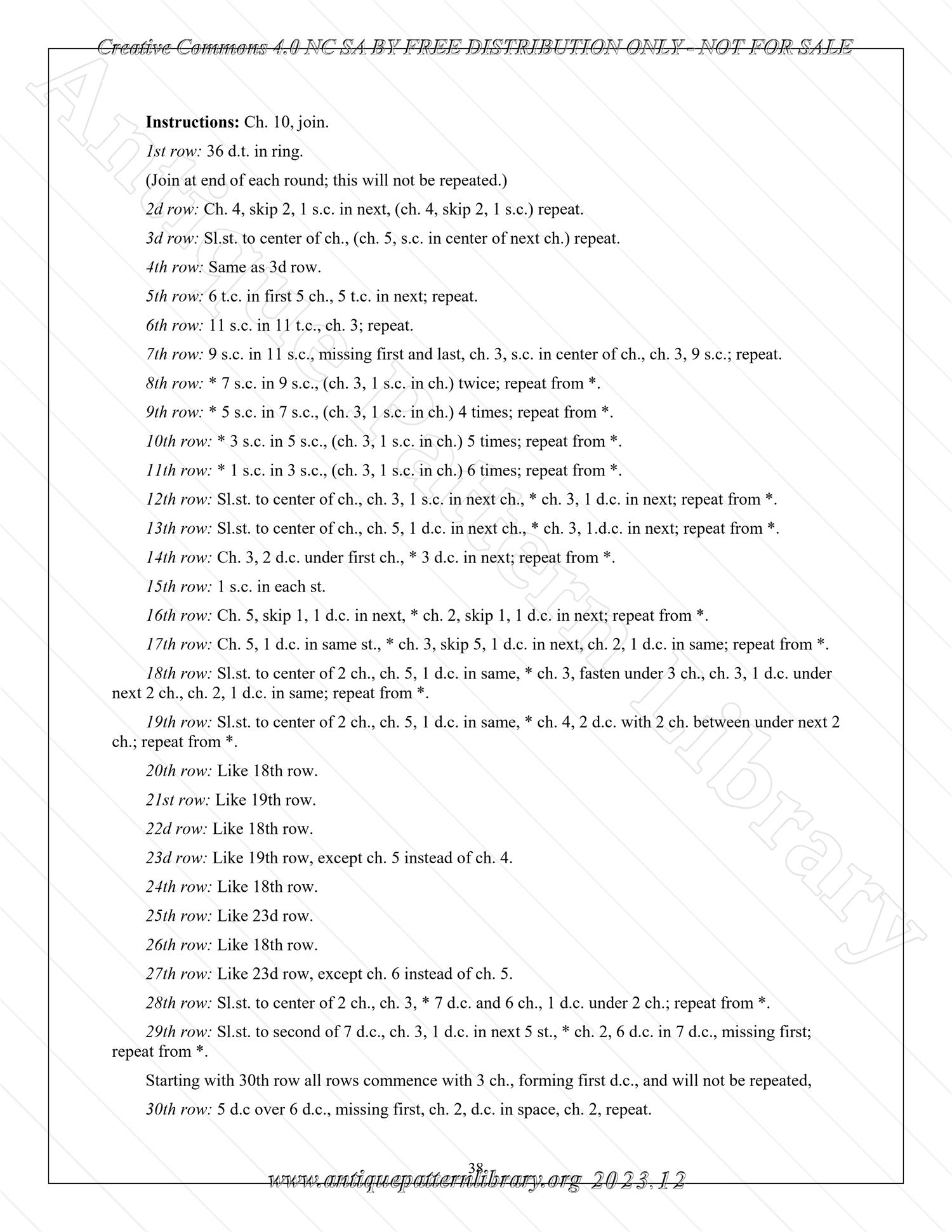 B-PB001 Lessons in Crochet