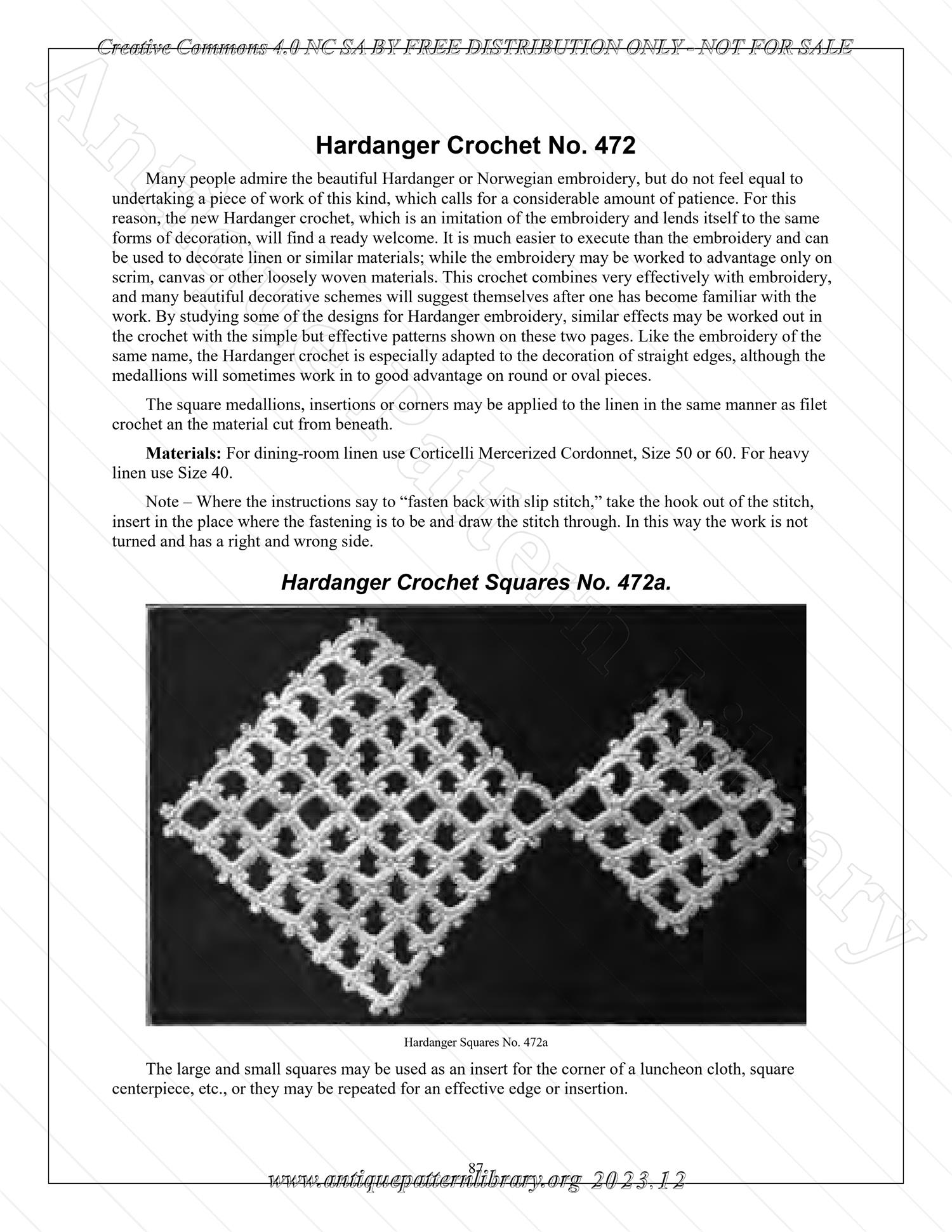 B-PB001 Lessons in Crochet