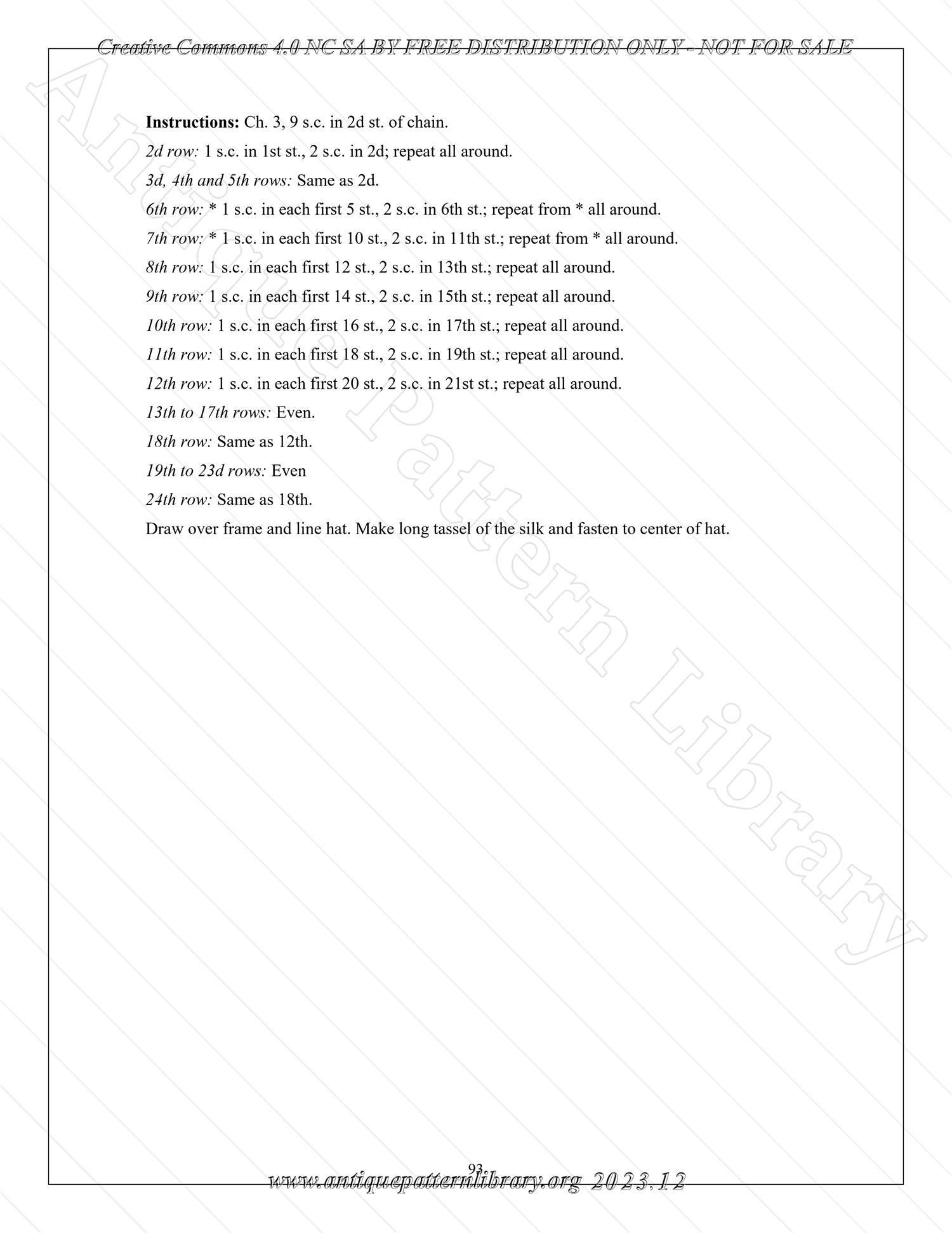 B-PB001 Lessons in Crochet