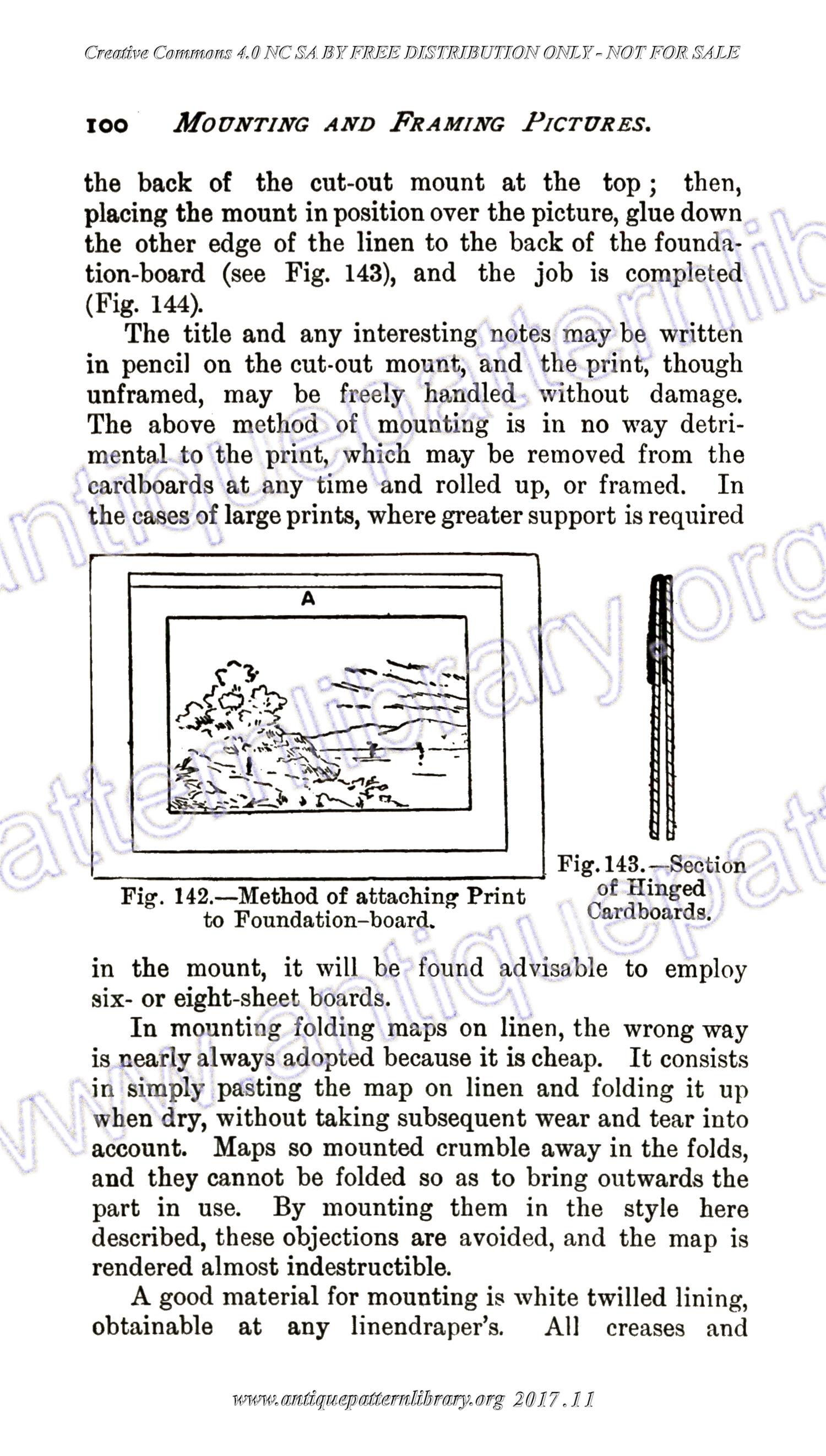 B-SW032 Mounting and Framing Pictures