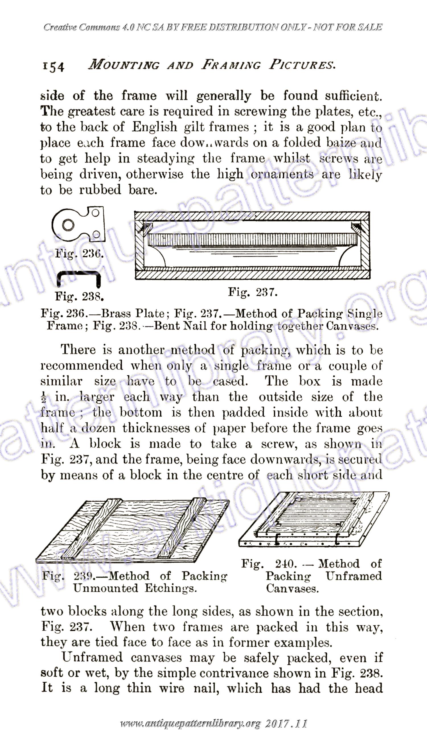 B-SW032 Mounting and Framing Pictures