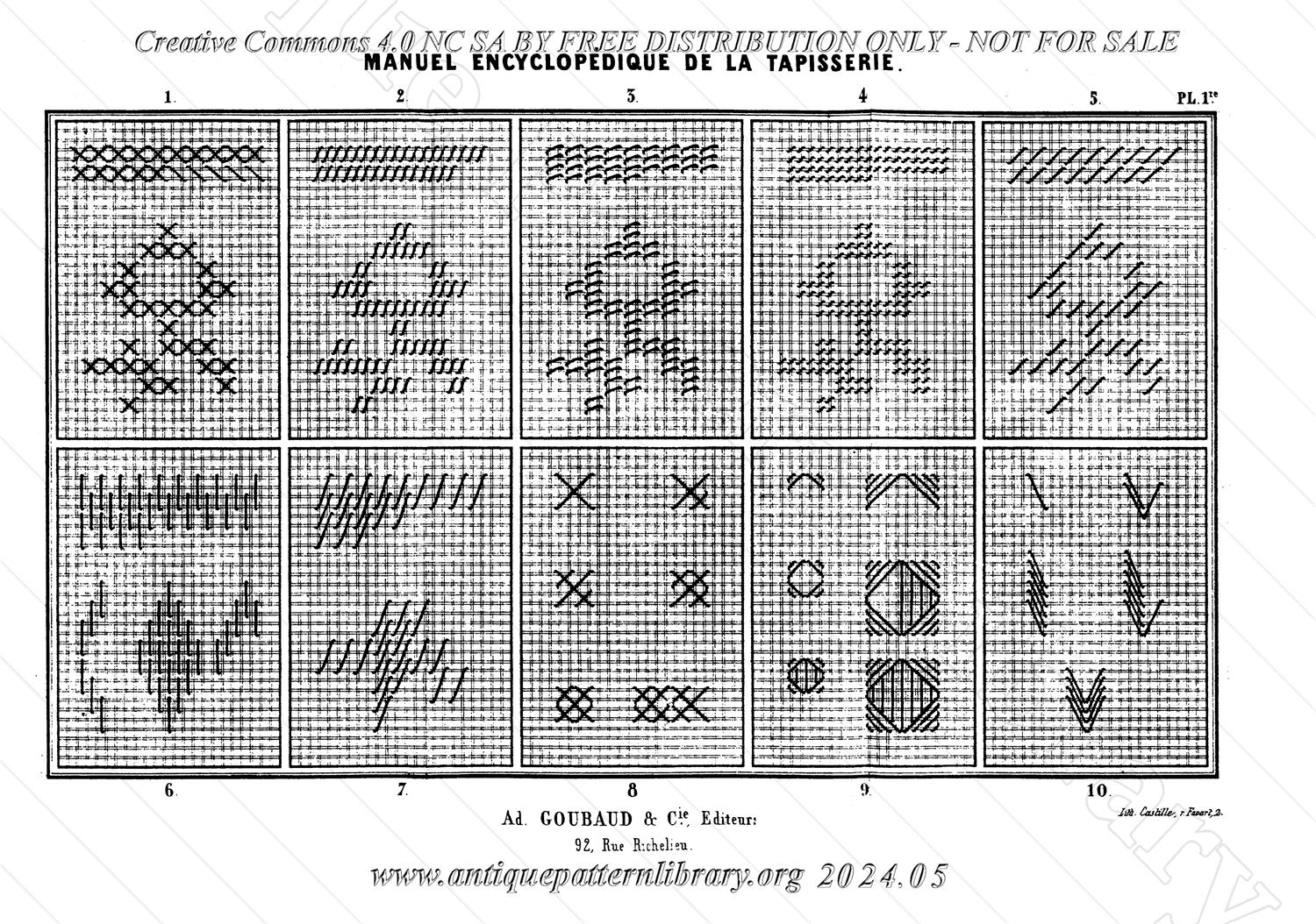 B-SW052 Manuel Encyclopdique du Travail de la Tapisserie