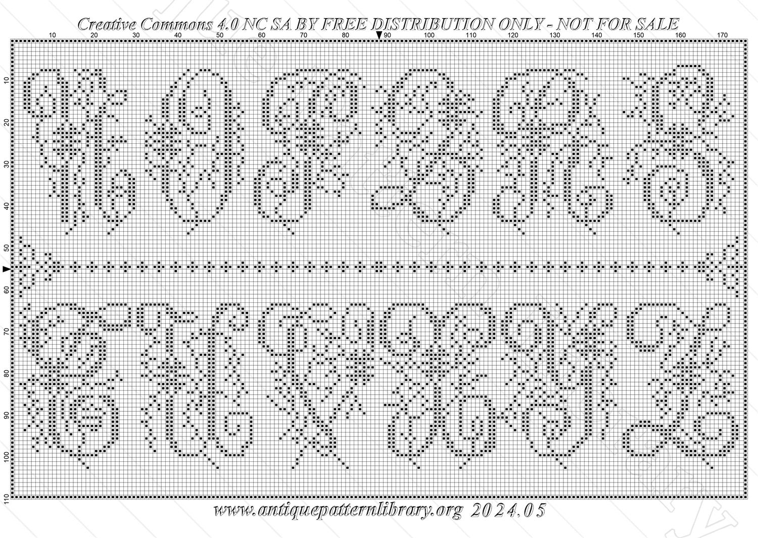 B-SW054 Alphabets de Broderie No. 263