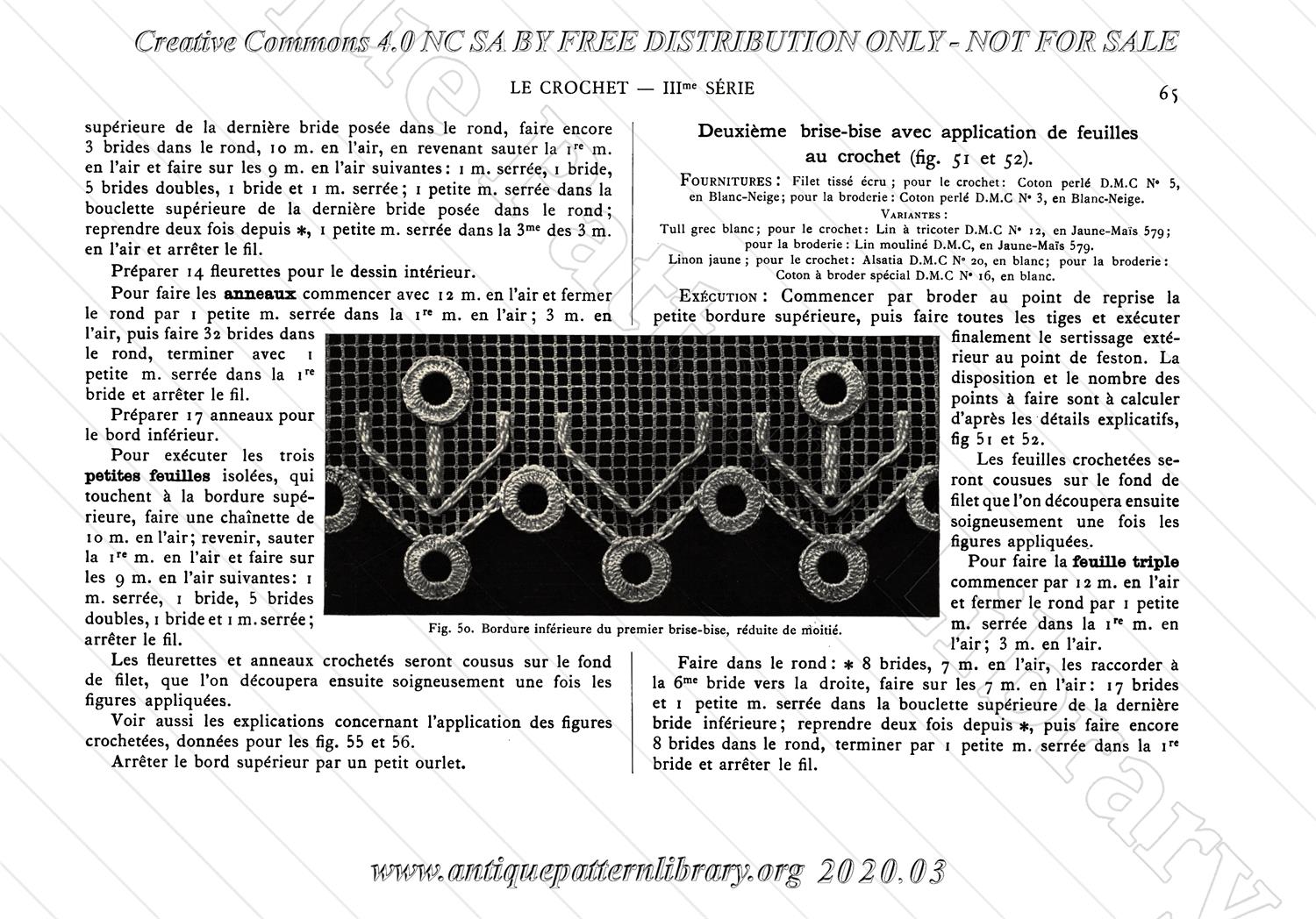 B-SW062 Le Crochet - IIIme Serie