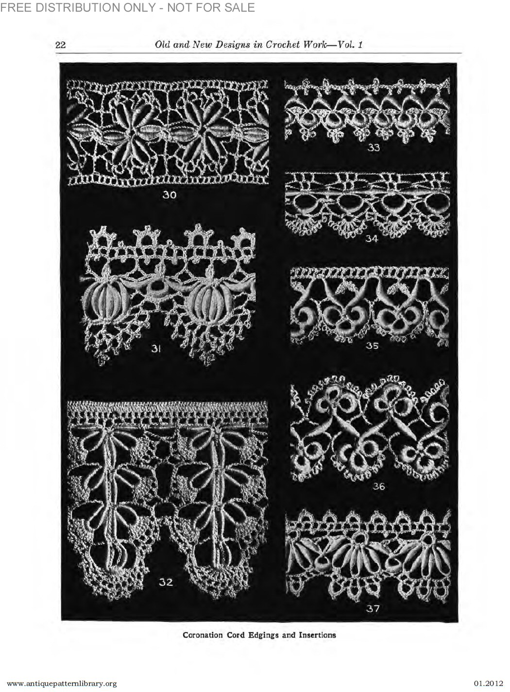 B-SW070 Old and New Designs in Crochet Work, 