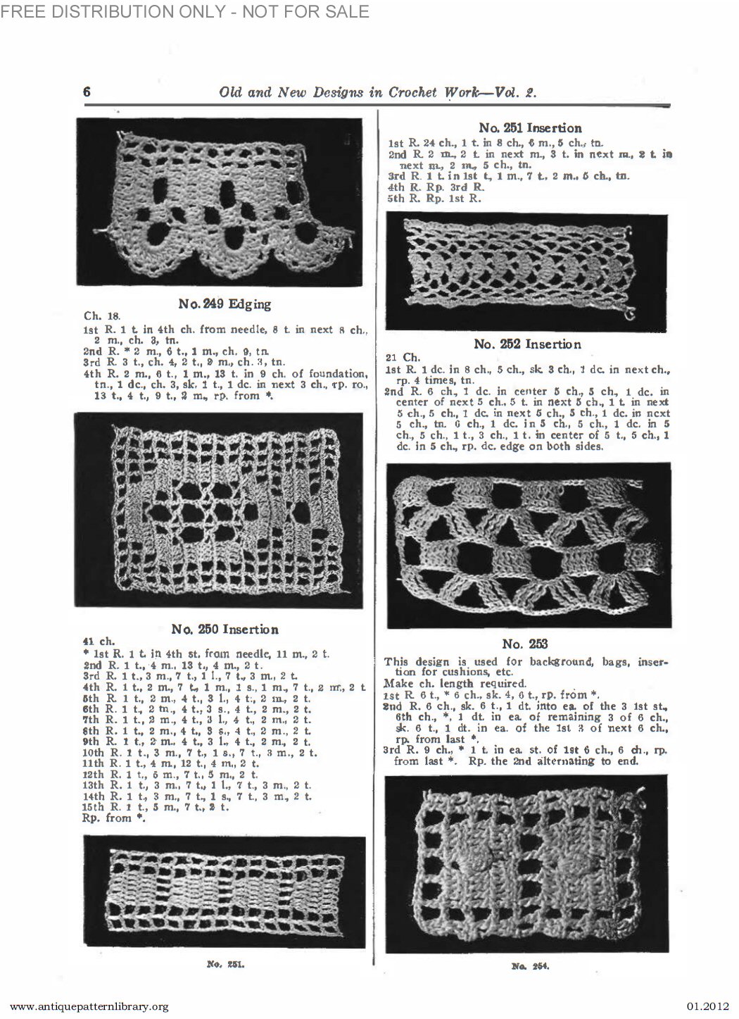 B-SW071 Old and New Designs in Crochet Work