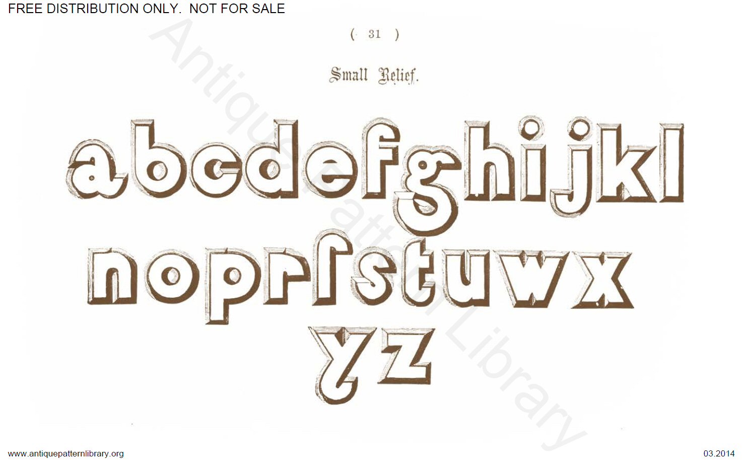 B-YS031 Delamotte, Examples of Modern Alphabets