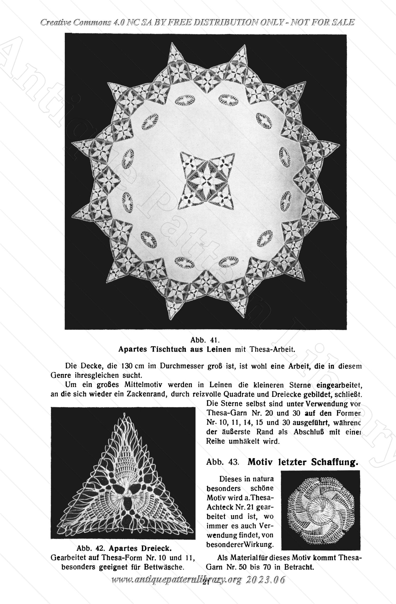 B-YS089 Thesa Handarbeitenbuch