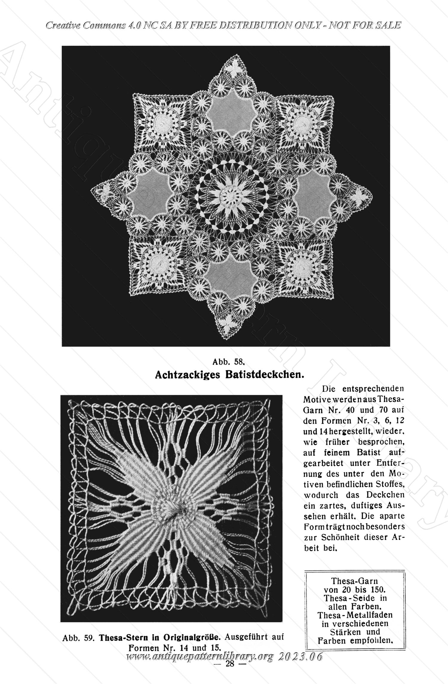 B-YS089 Thesa Handarbeitenbuch