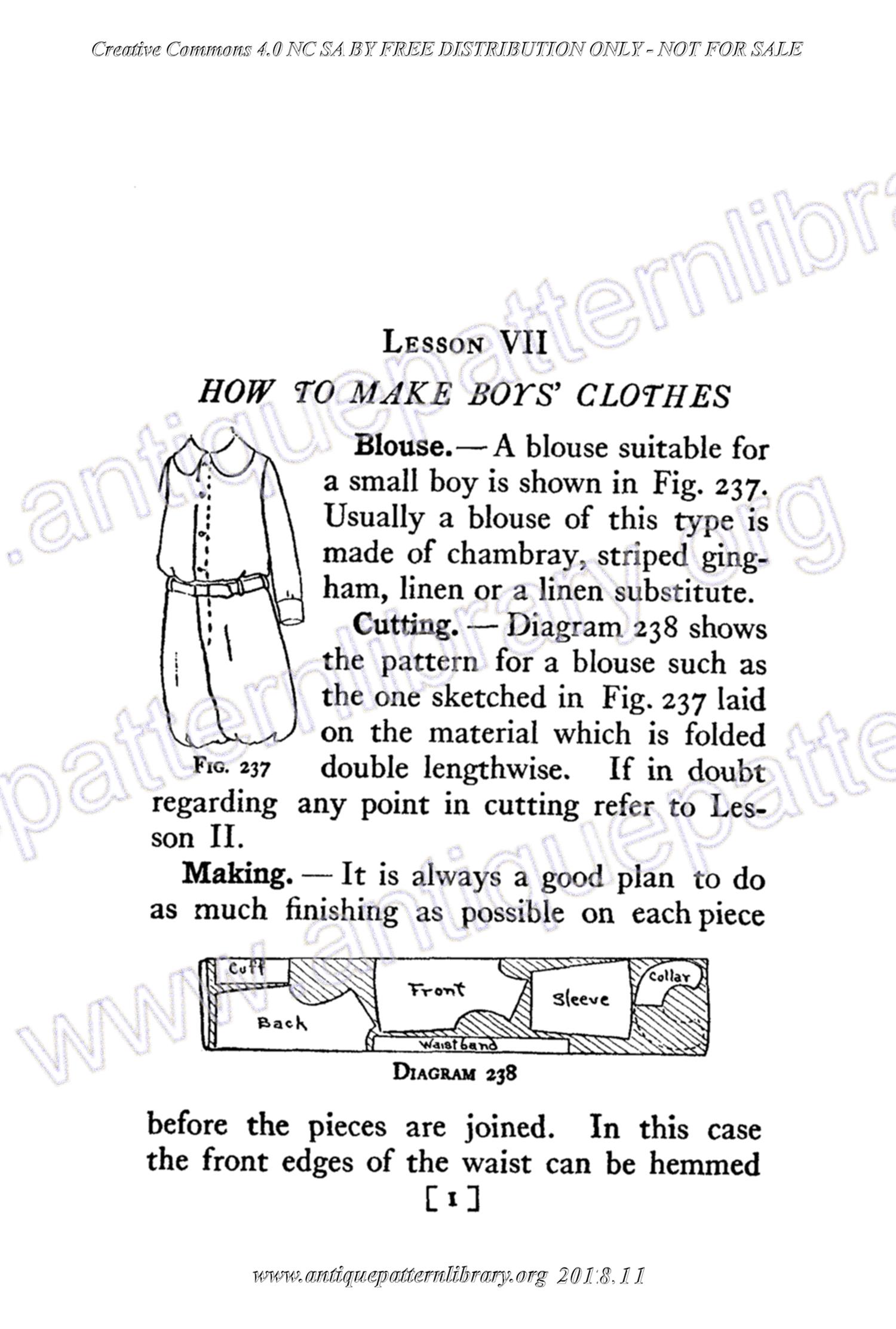 B-YS102 Complete Course in Dressmaking in Twelve Lessons: