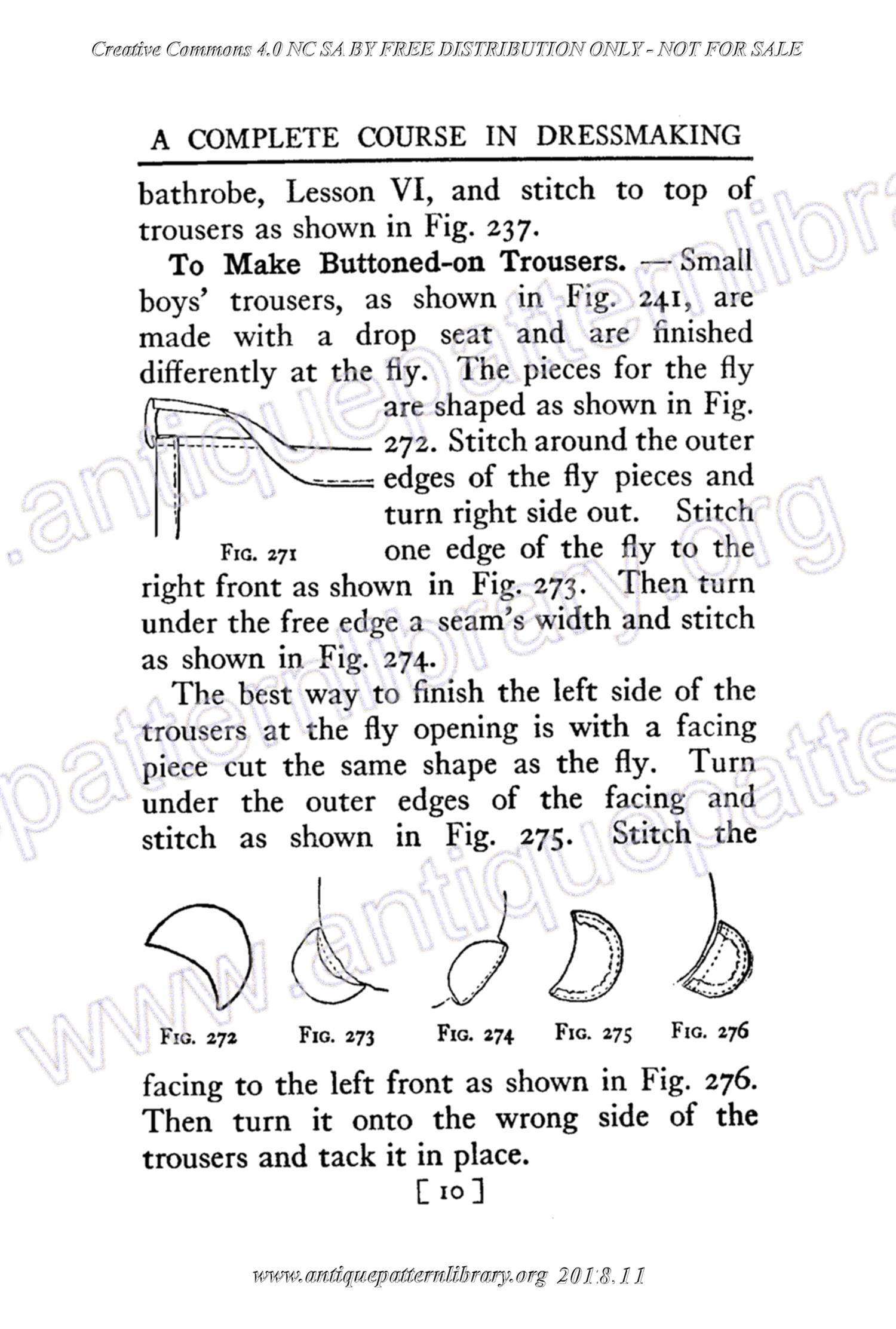 B-YS102 Complete Course in Dressmaking in Twelve Lessons: