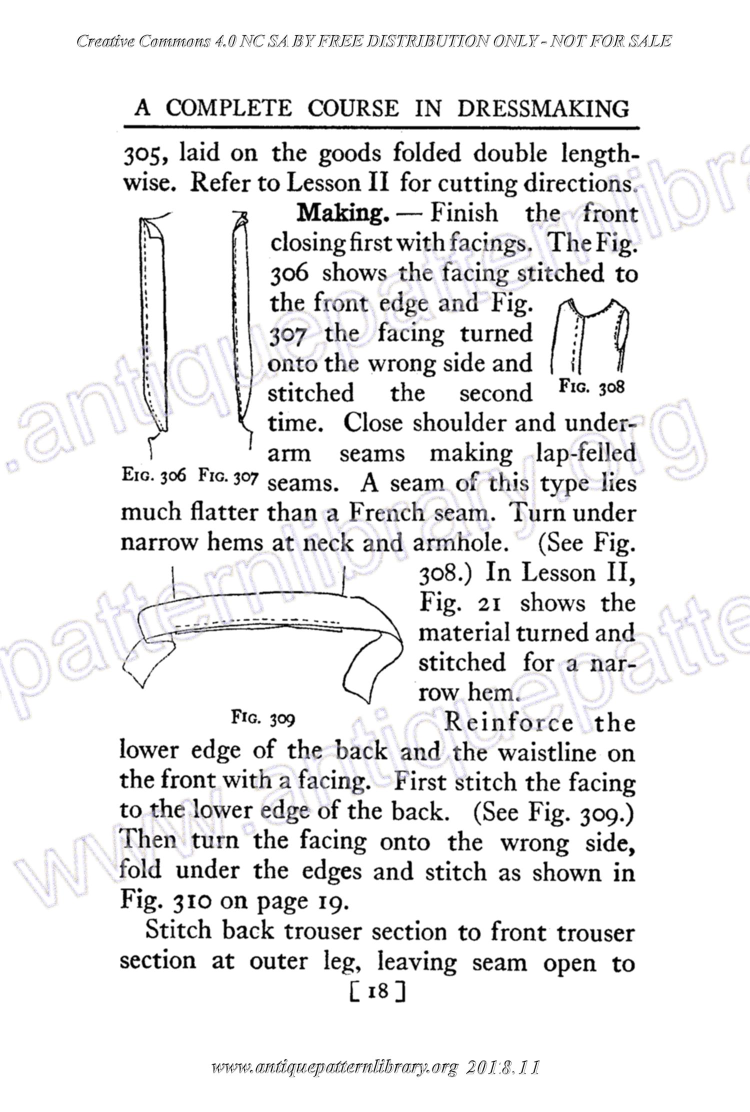 B-YS102 Complete Course in Dressmaking in Twelve Lessons: