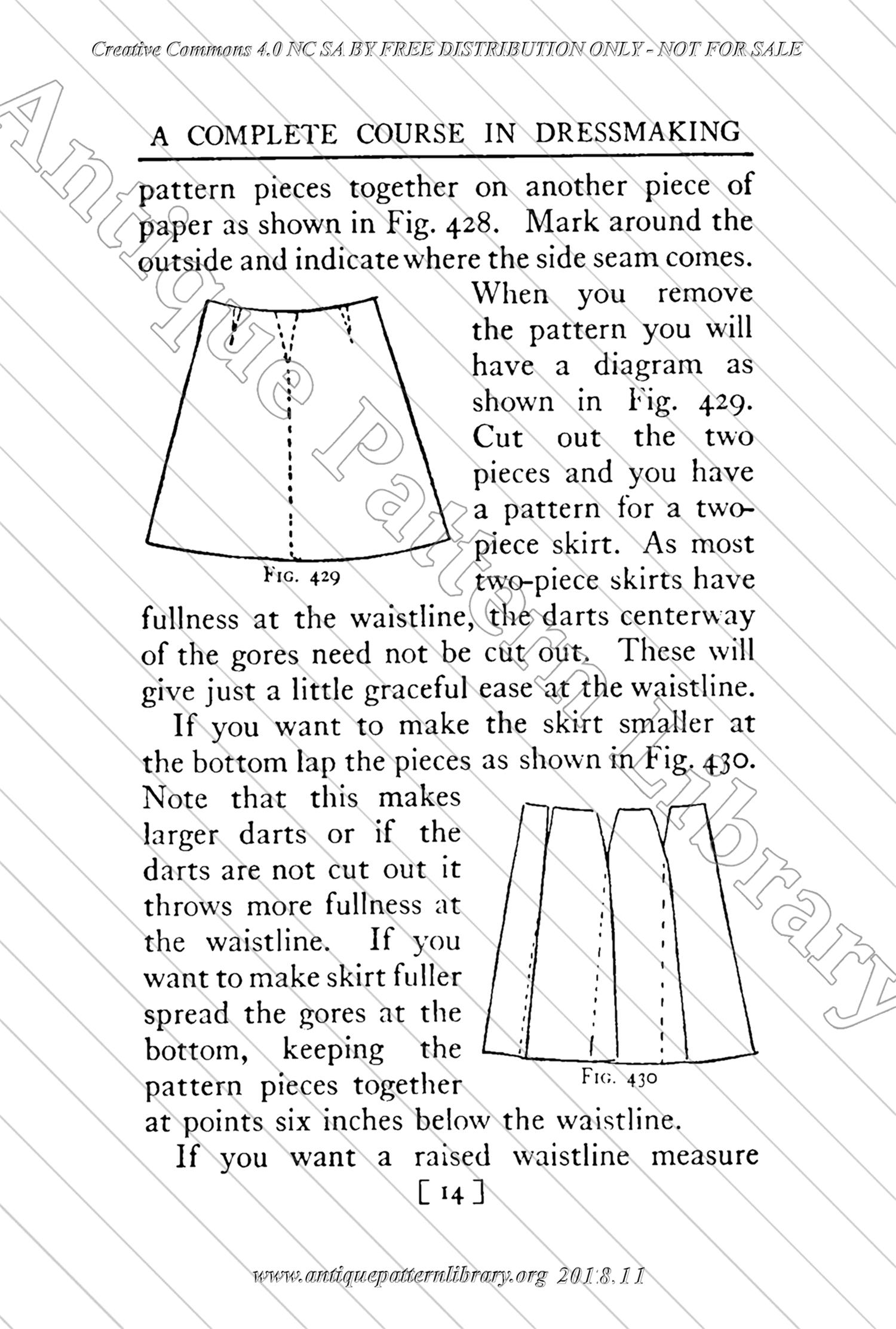 B-YS104 Complete Course in Dressmaking in Twelve Lessons: