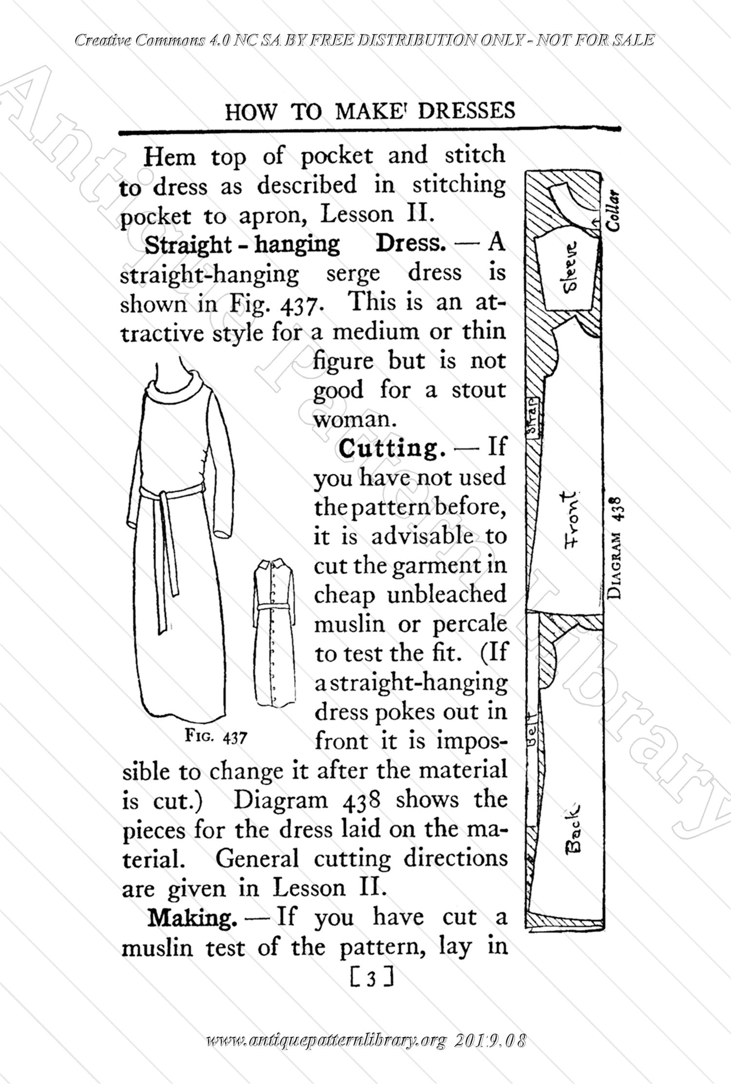 B-YS105 Complete Course in Dressmaking in Twelve Lessons: