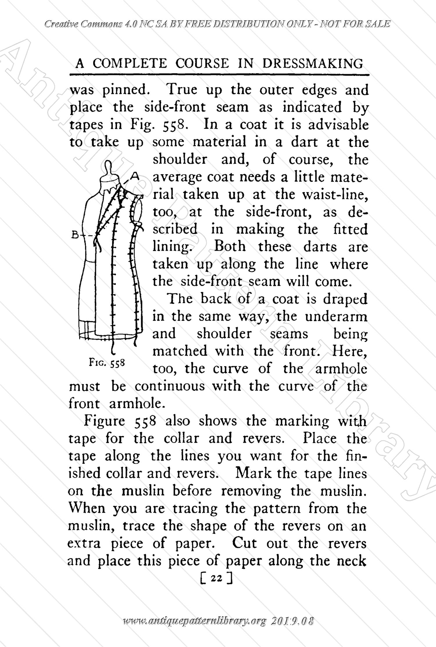 B-YS106 Complete Course in Dressmaking in Twelve Lessons: