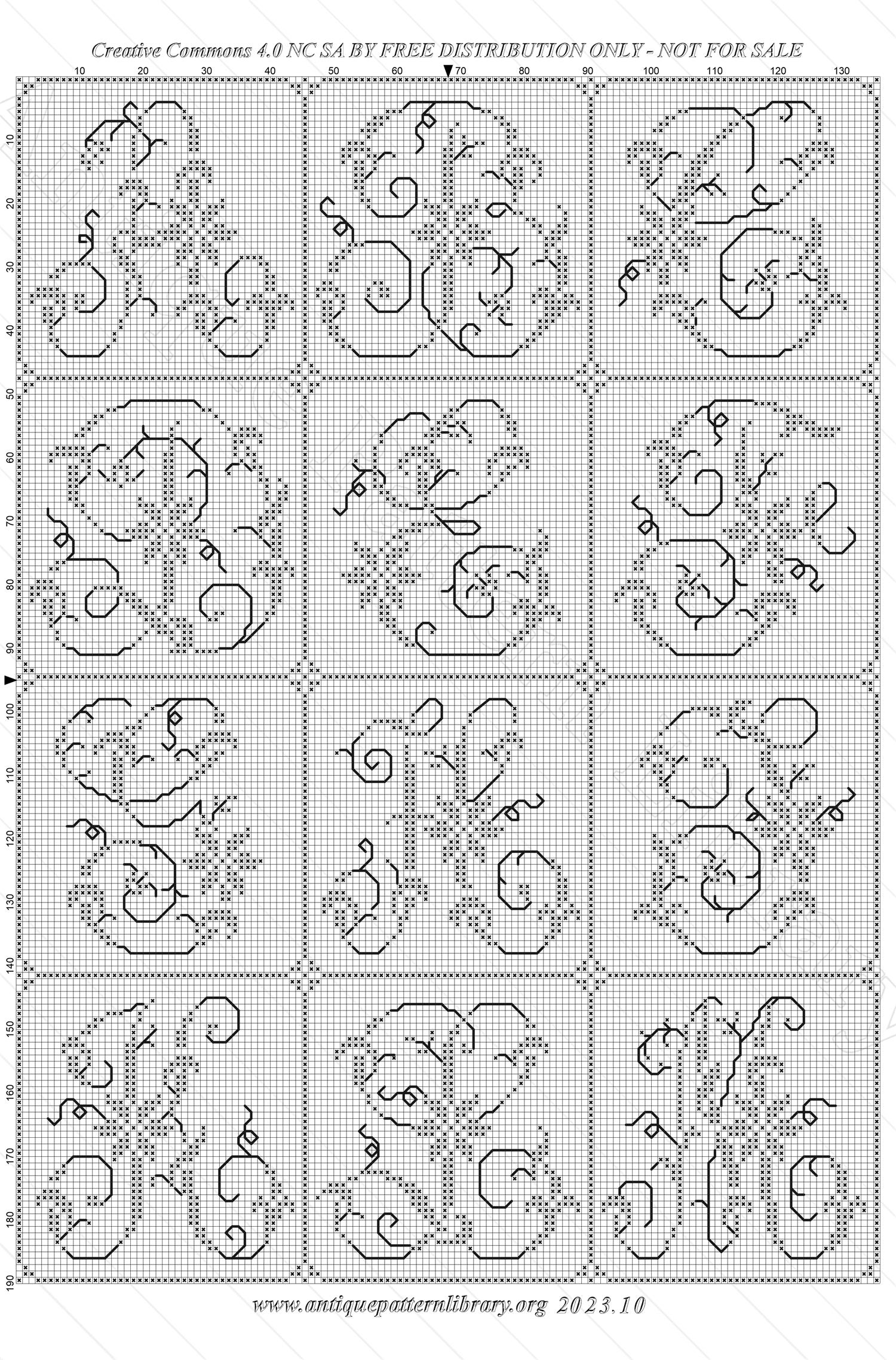 C-PR005 Dessins de Broderies