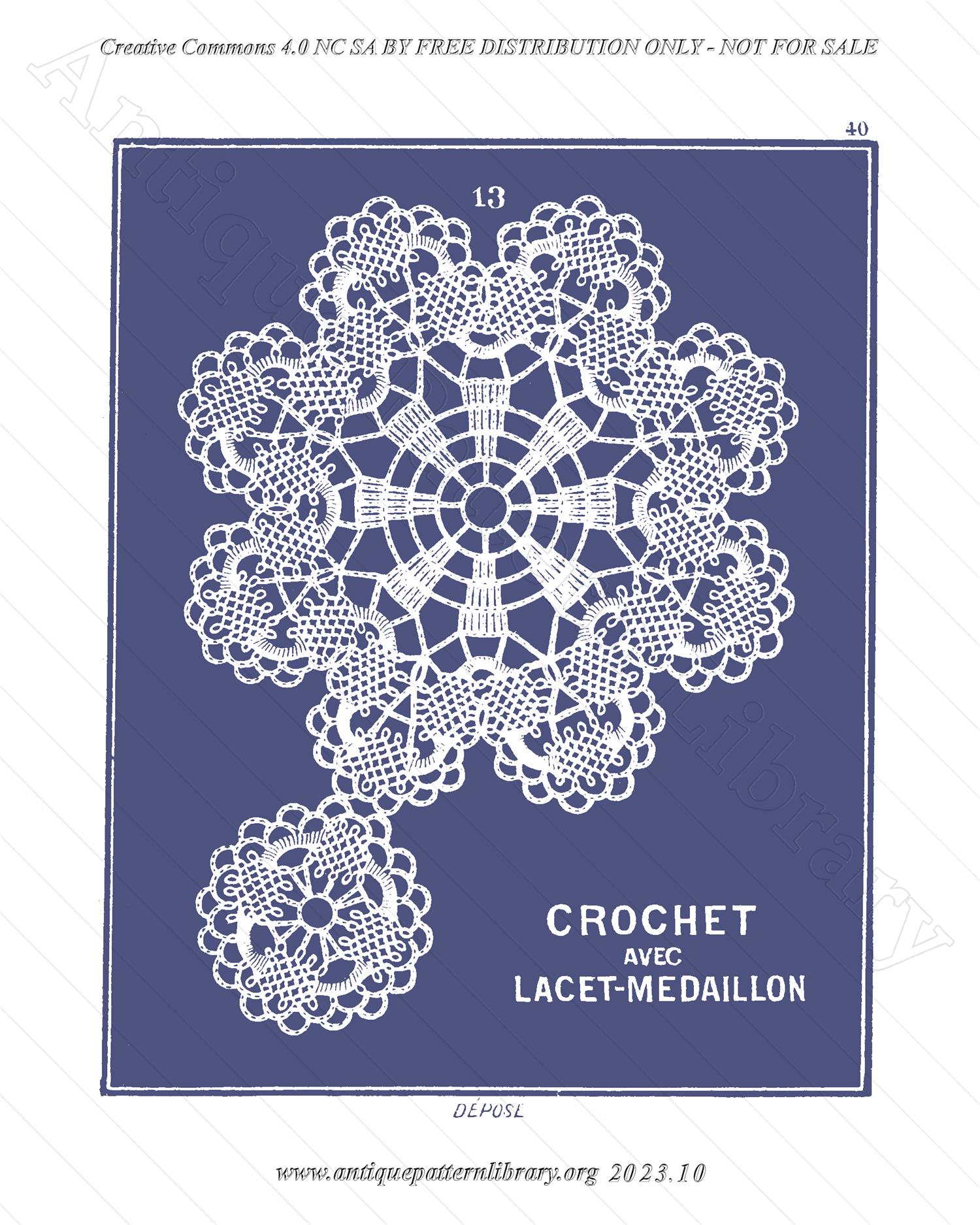 C-YS325 Manuel de Dessins pour Crochet