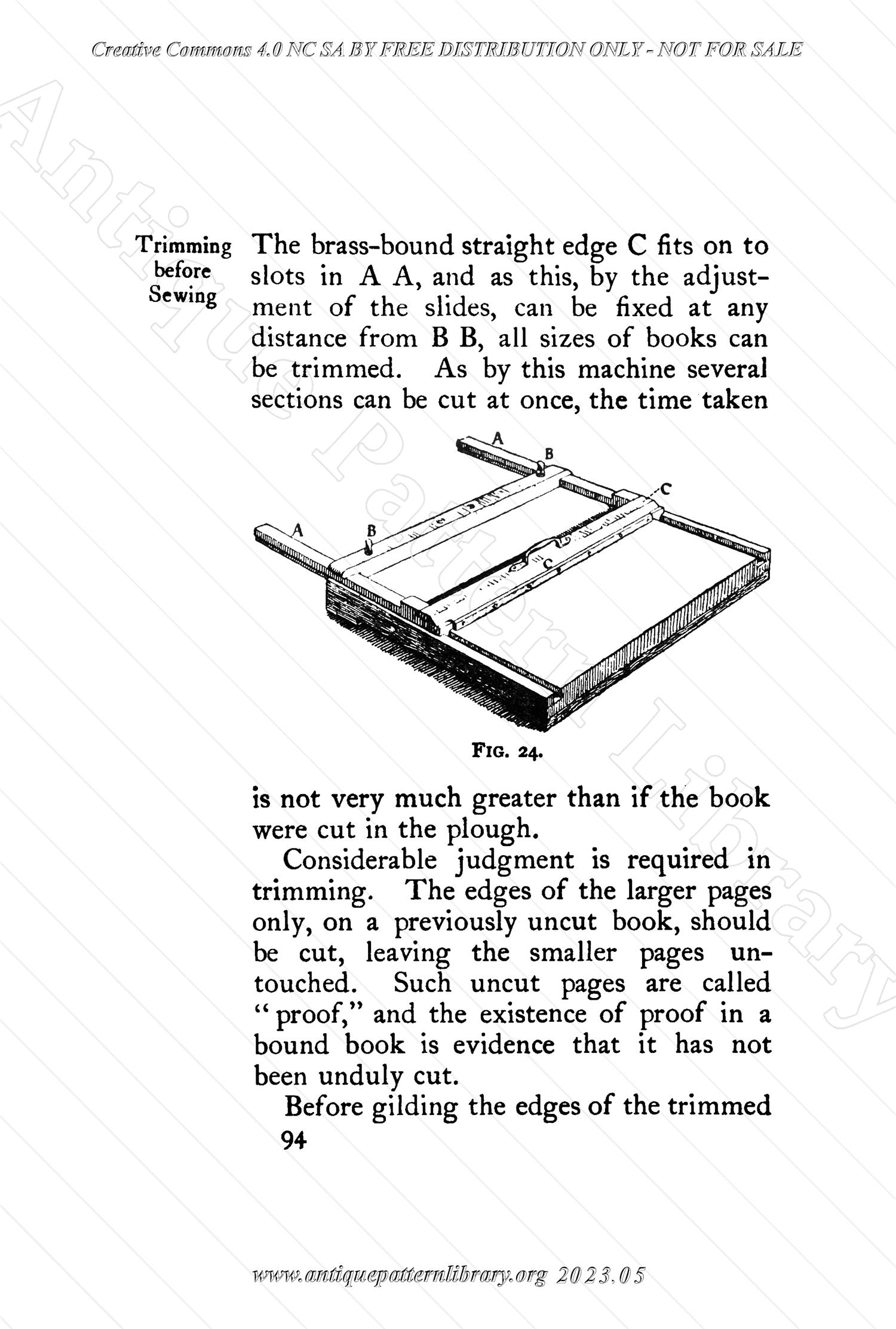 C-YS345 Bookbinding, and the Care of Books