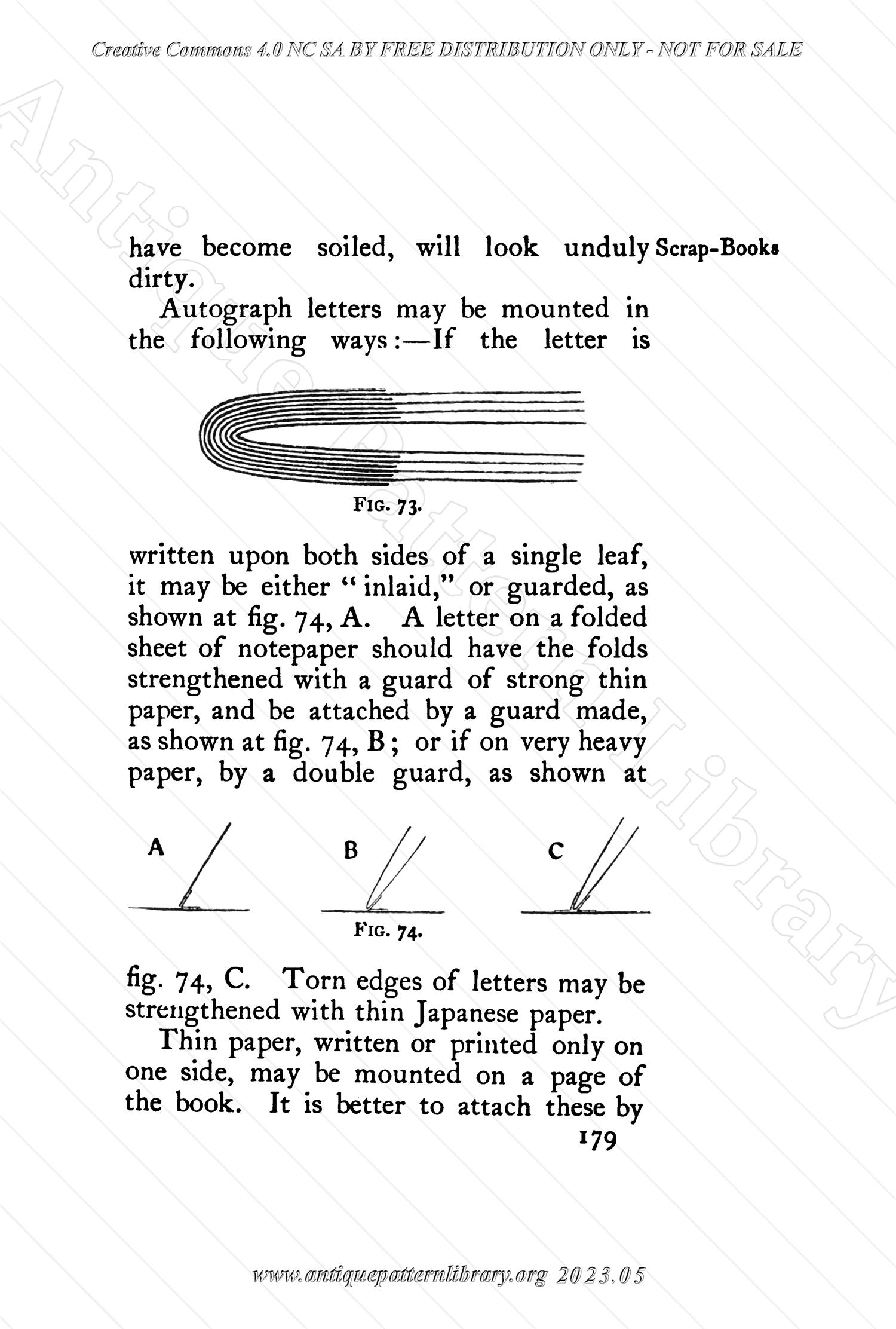 C-YS345 Bookbinding, and the Care of Books