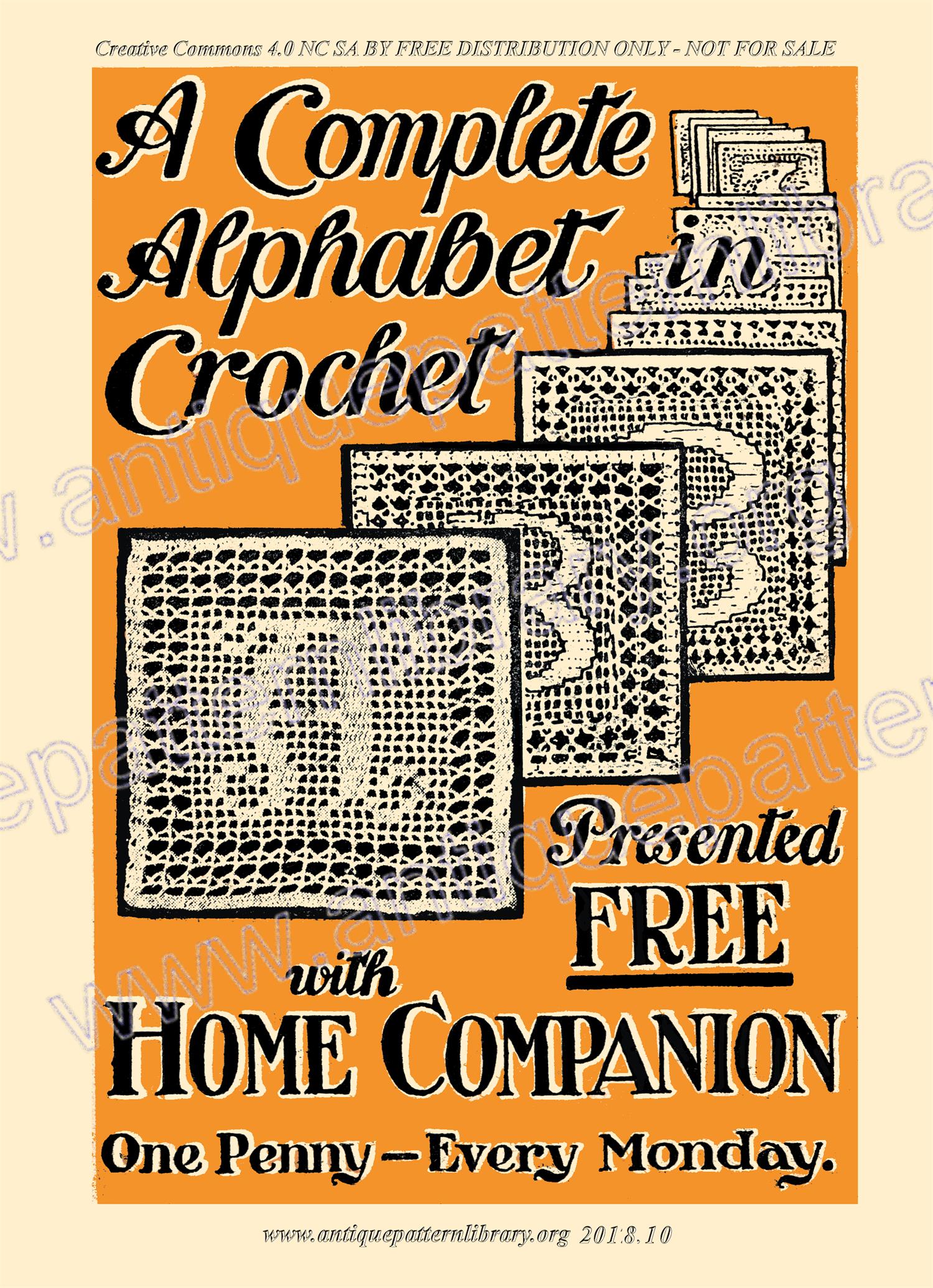 C-YS386 A Complete Alphabet in Crochet