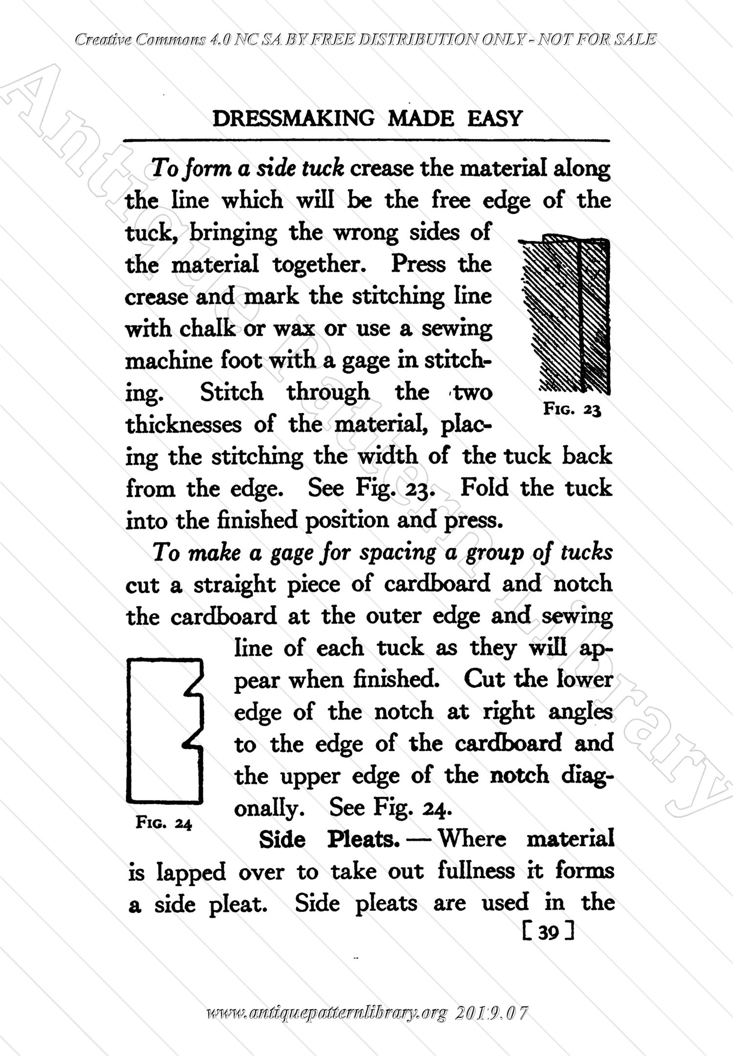 C-YS628 Dressmaking Made Easy