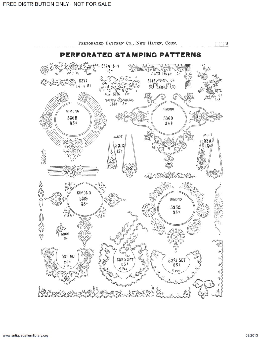 D-LP001 Perforated Stamping Patterns