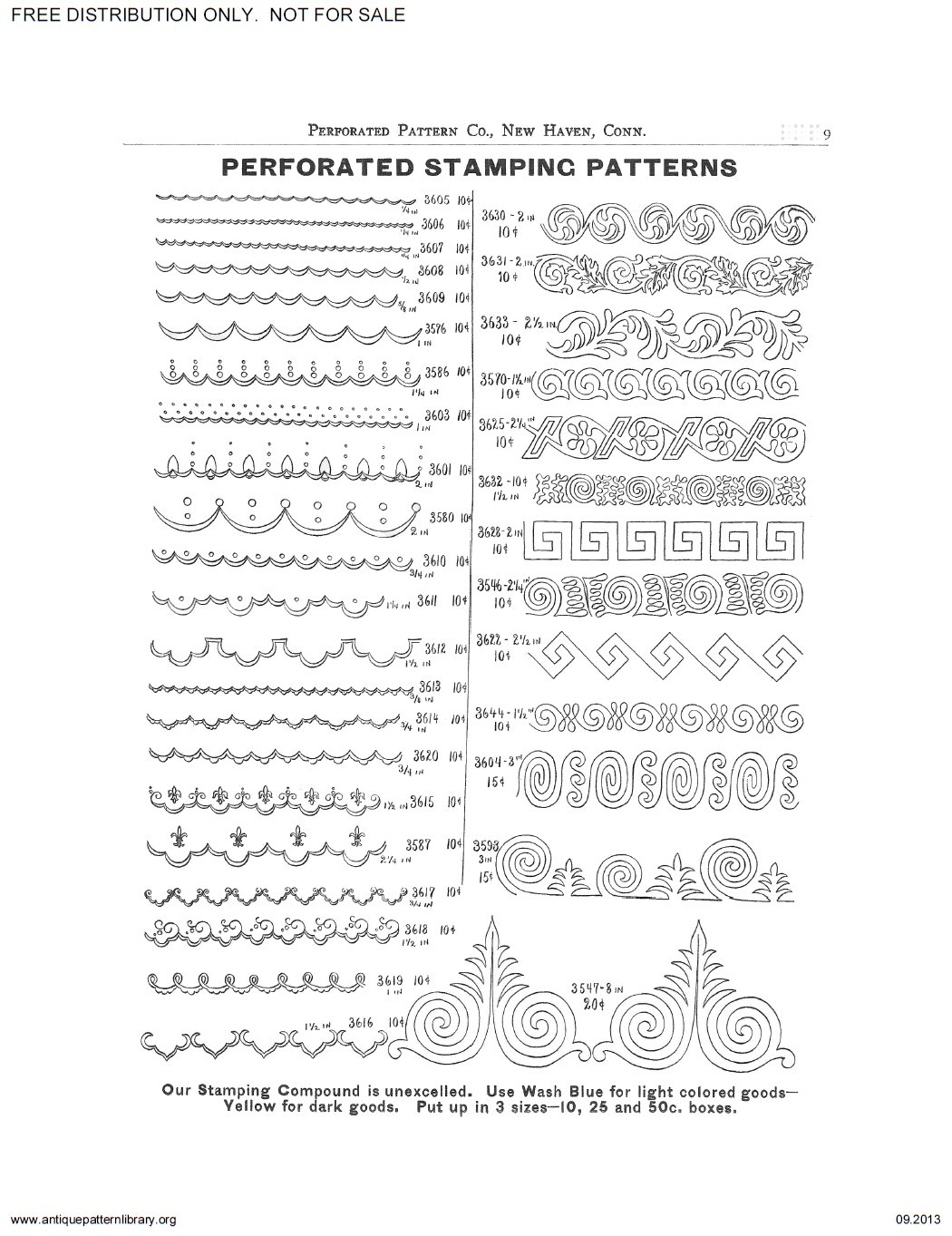 D-LP001 Perforated Stamping Patterns