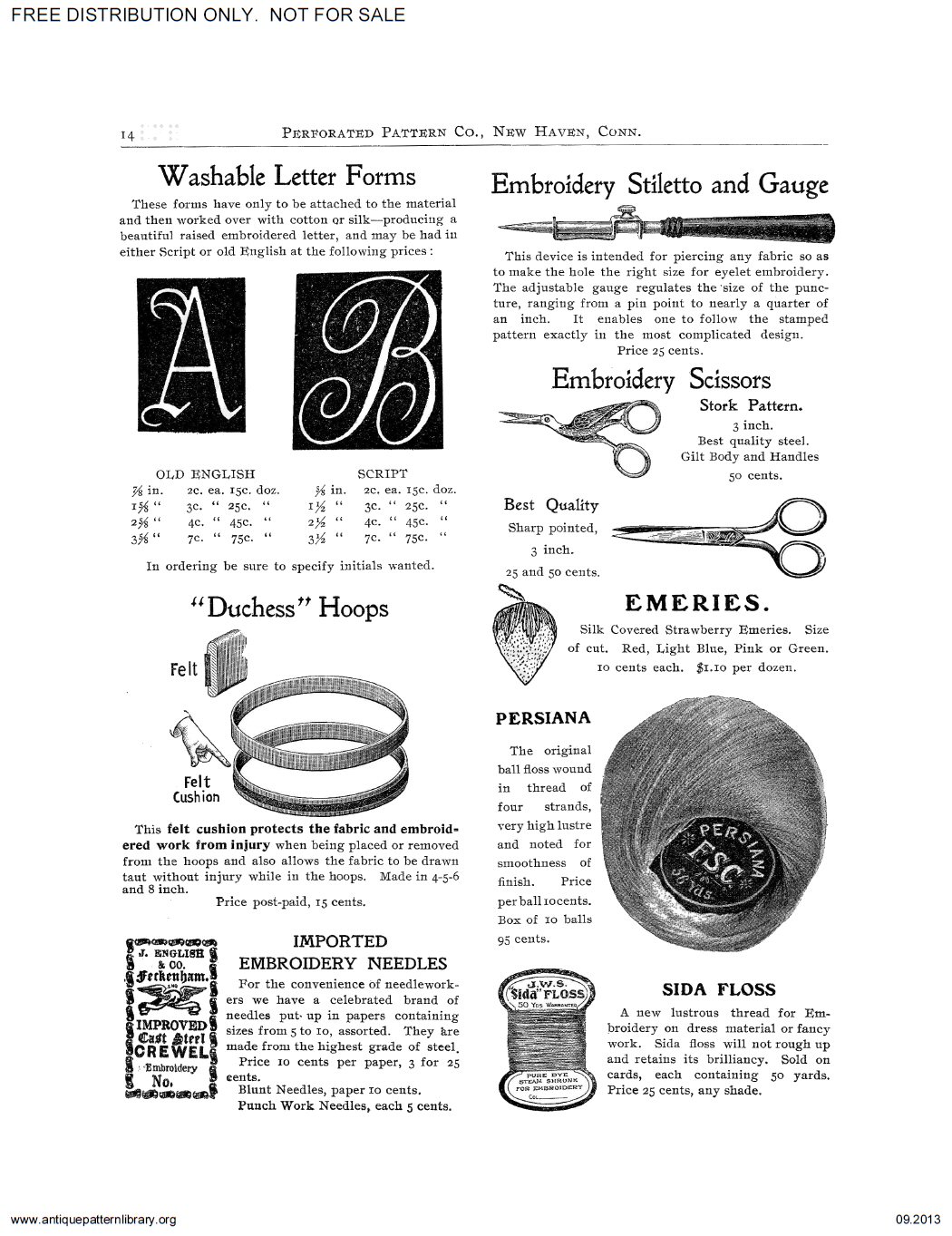 D-LP001 Perforated Stamping Patterns