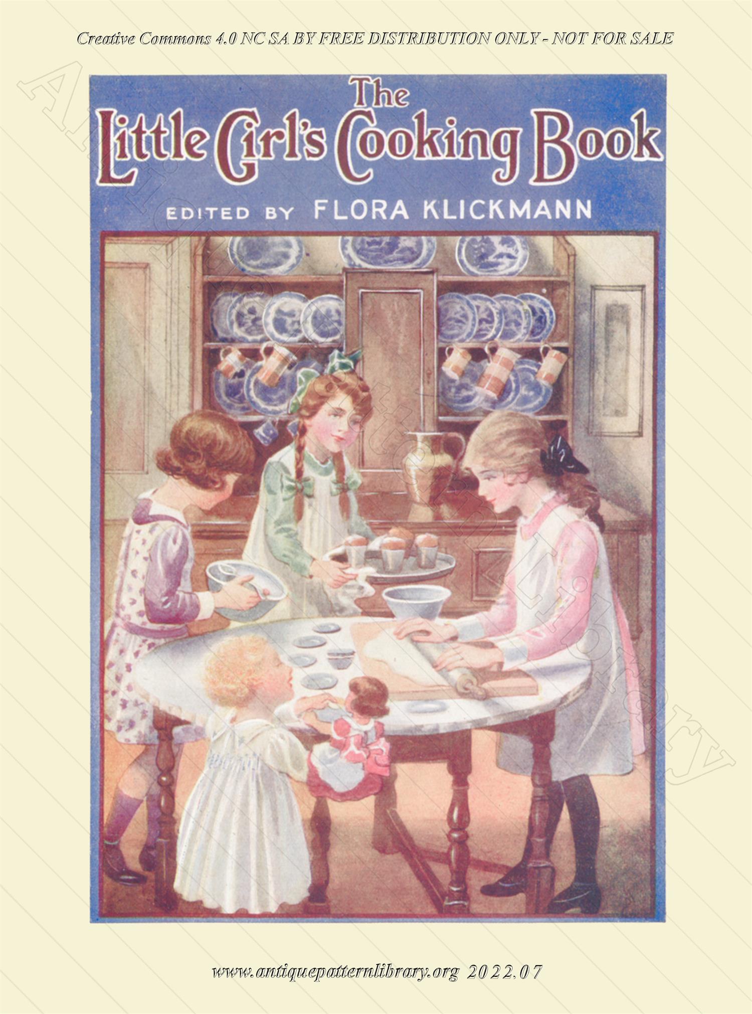 D-YS069 The Little Girl's Cooking Book