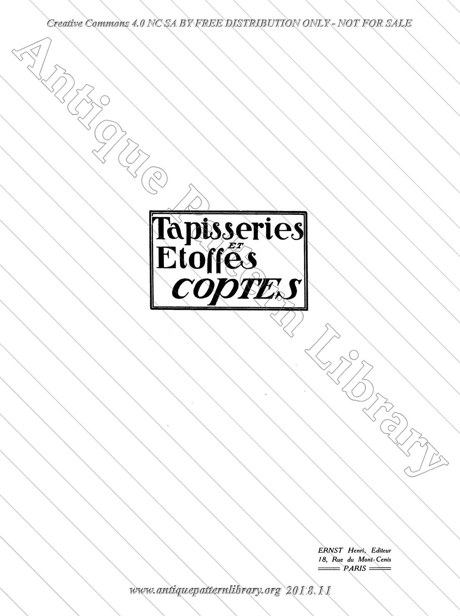 D-YS125 Tapisseries et Etoffes Coptes