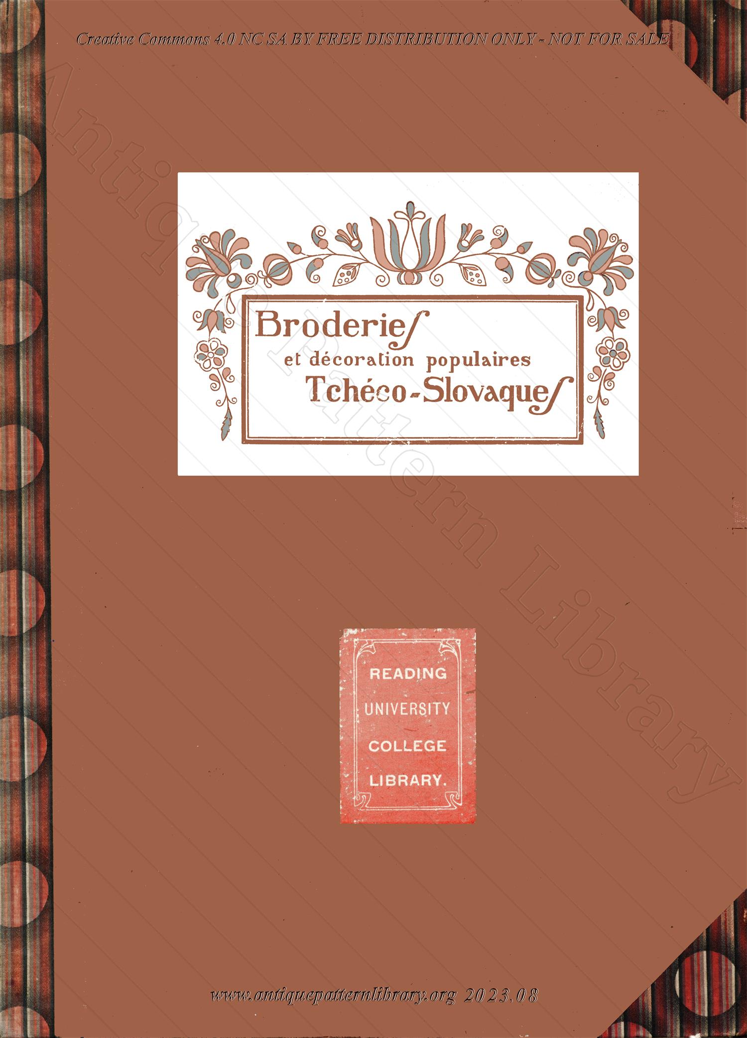 D-YS128 Broderies et dcoration populaires Tchco-Slovaques