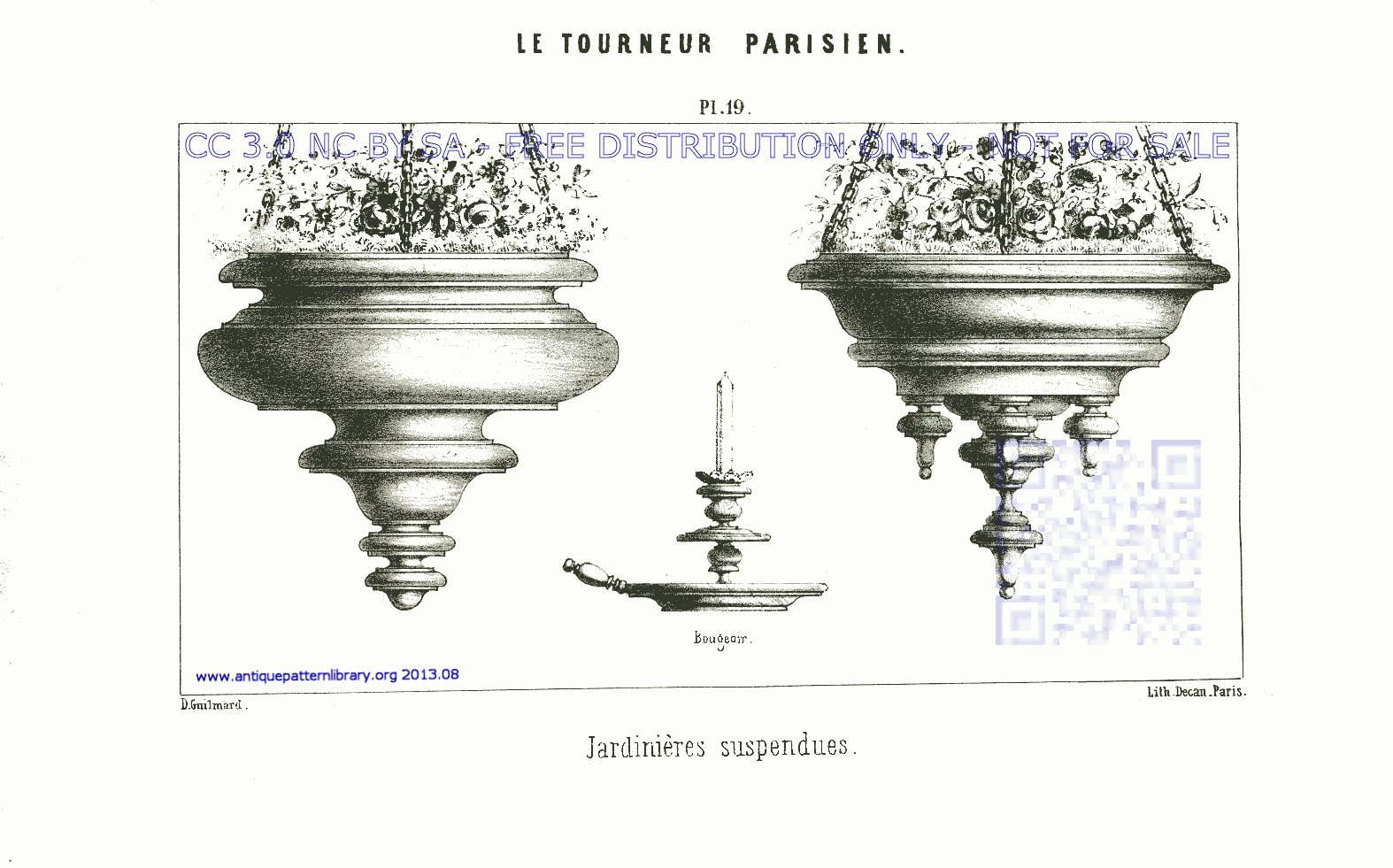 Jardinires suspendues.