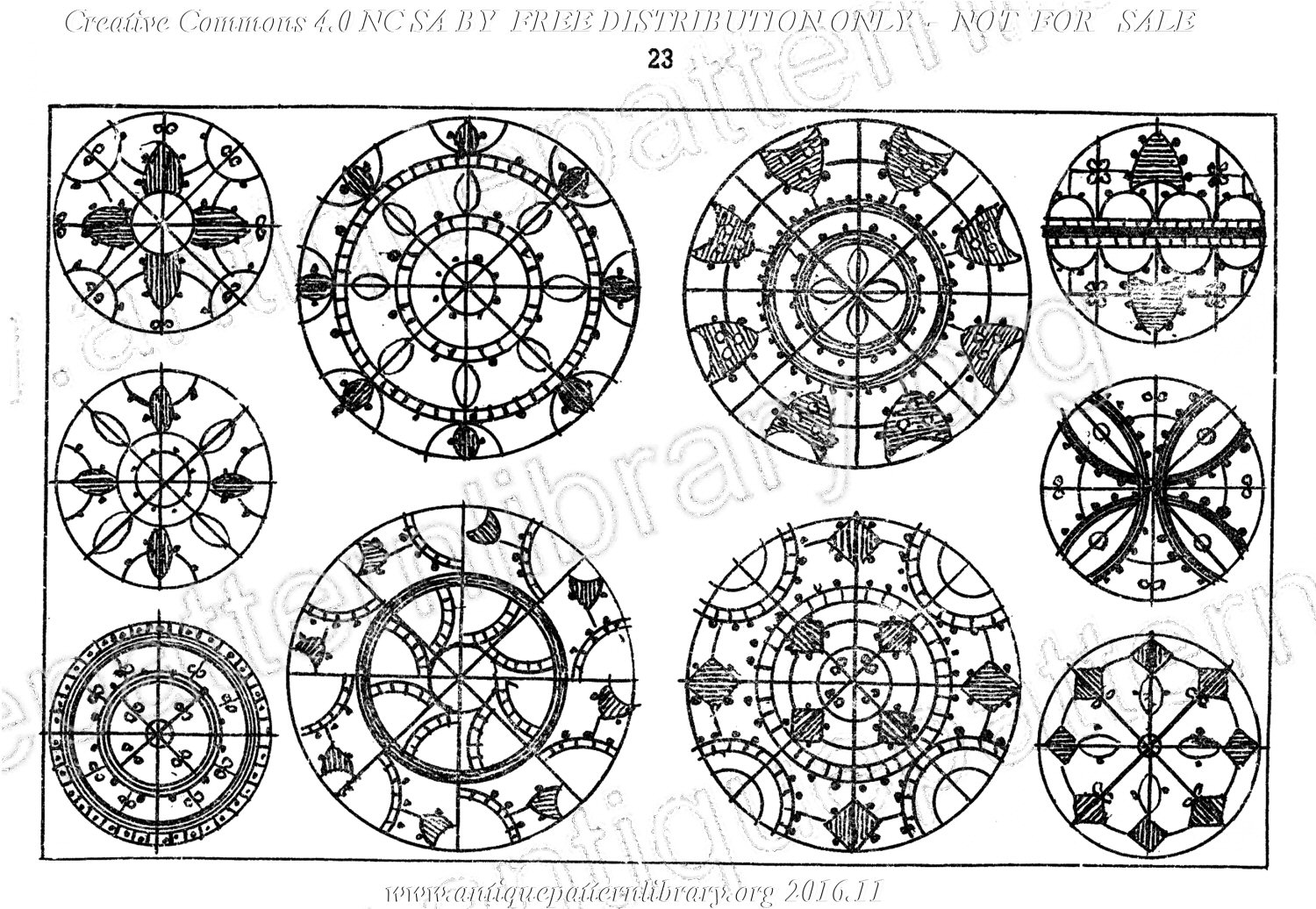 E-WM028 Disegni di Trafori - Punto in Aria