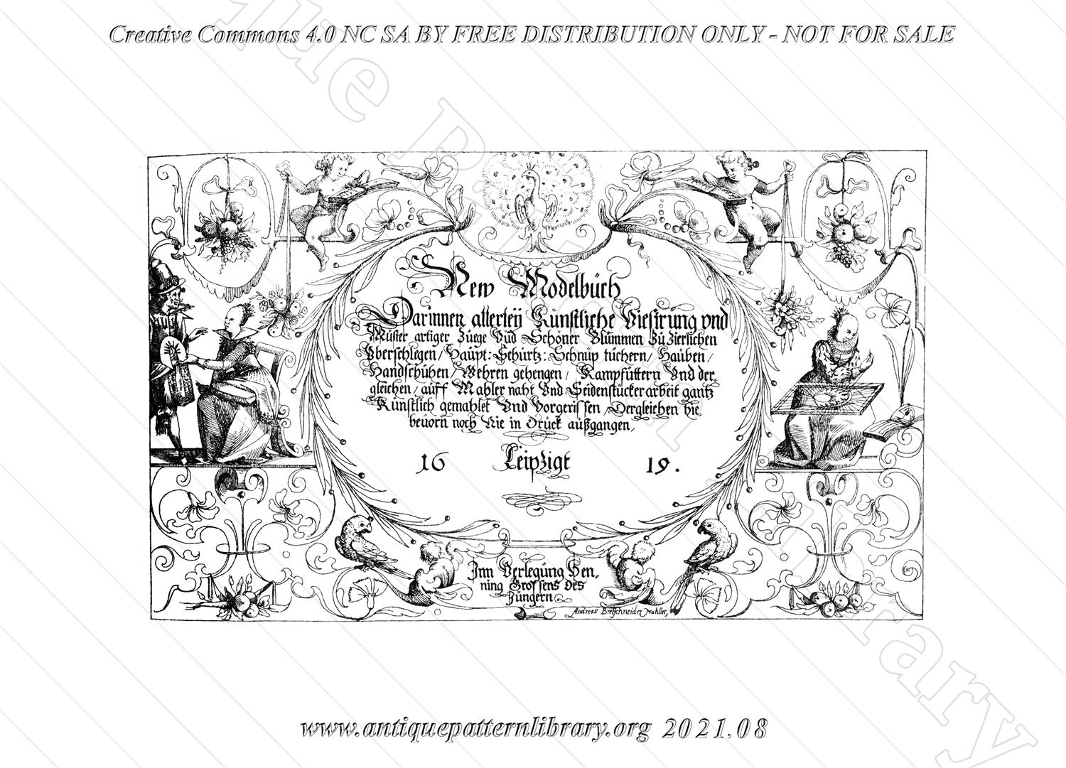 E-WM050 A. Bretschneider's Neues Modelbuch