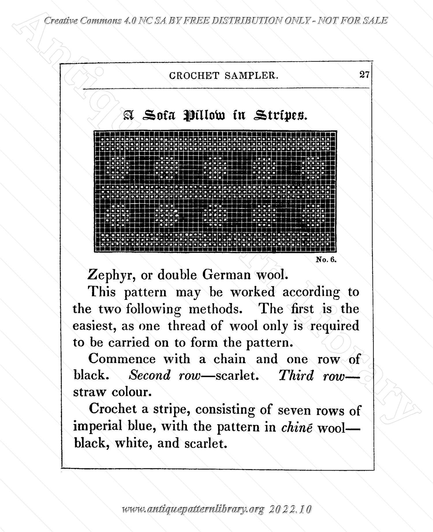 E-WM115 My Crochet Sampler