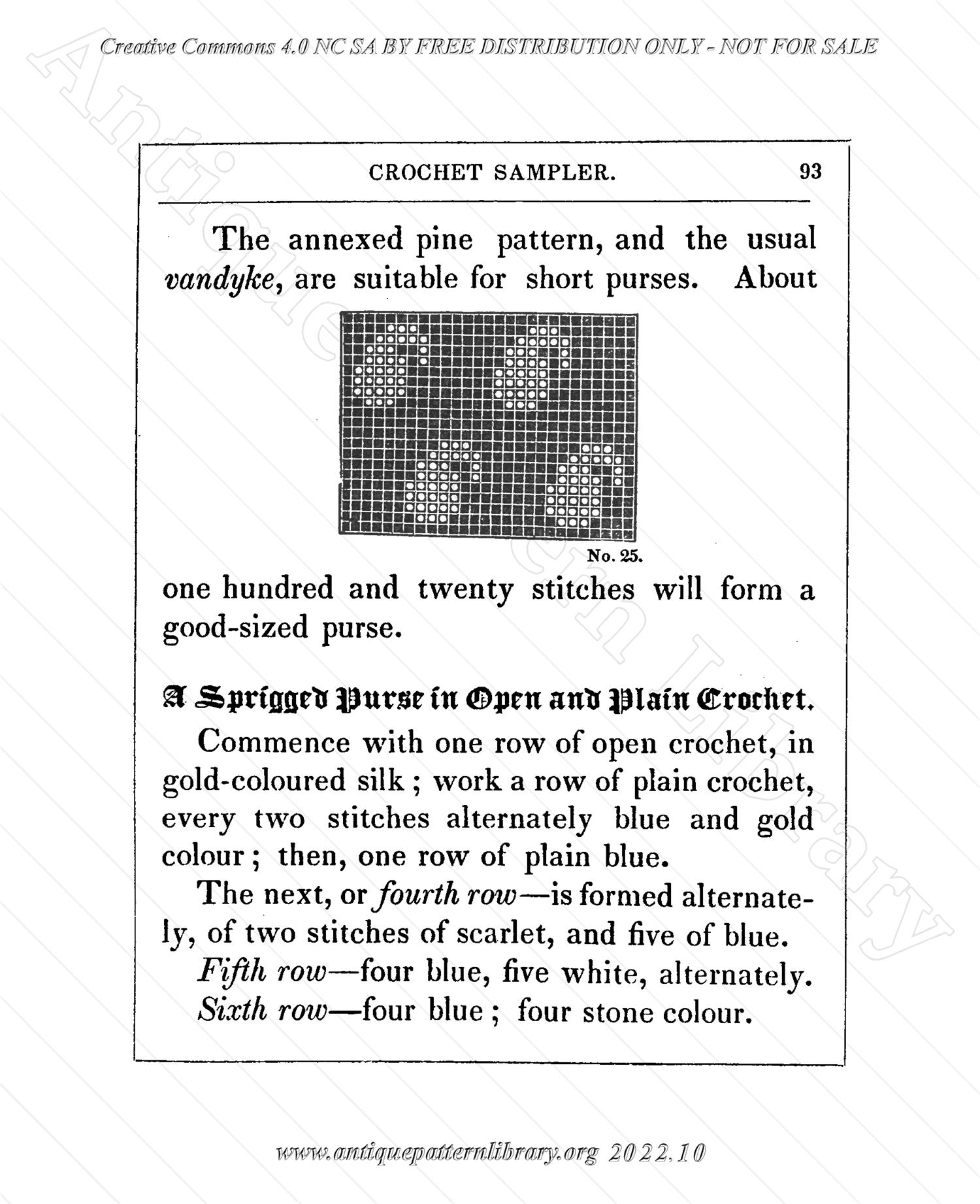 E-WM115 My Crochet Sampler