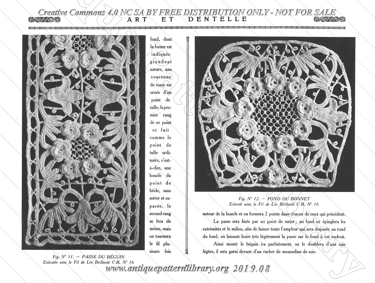 F-II004 Le Venise au Crochet - Objets de Layette